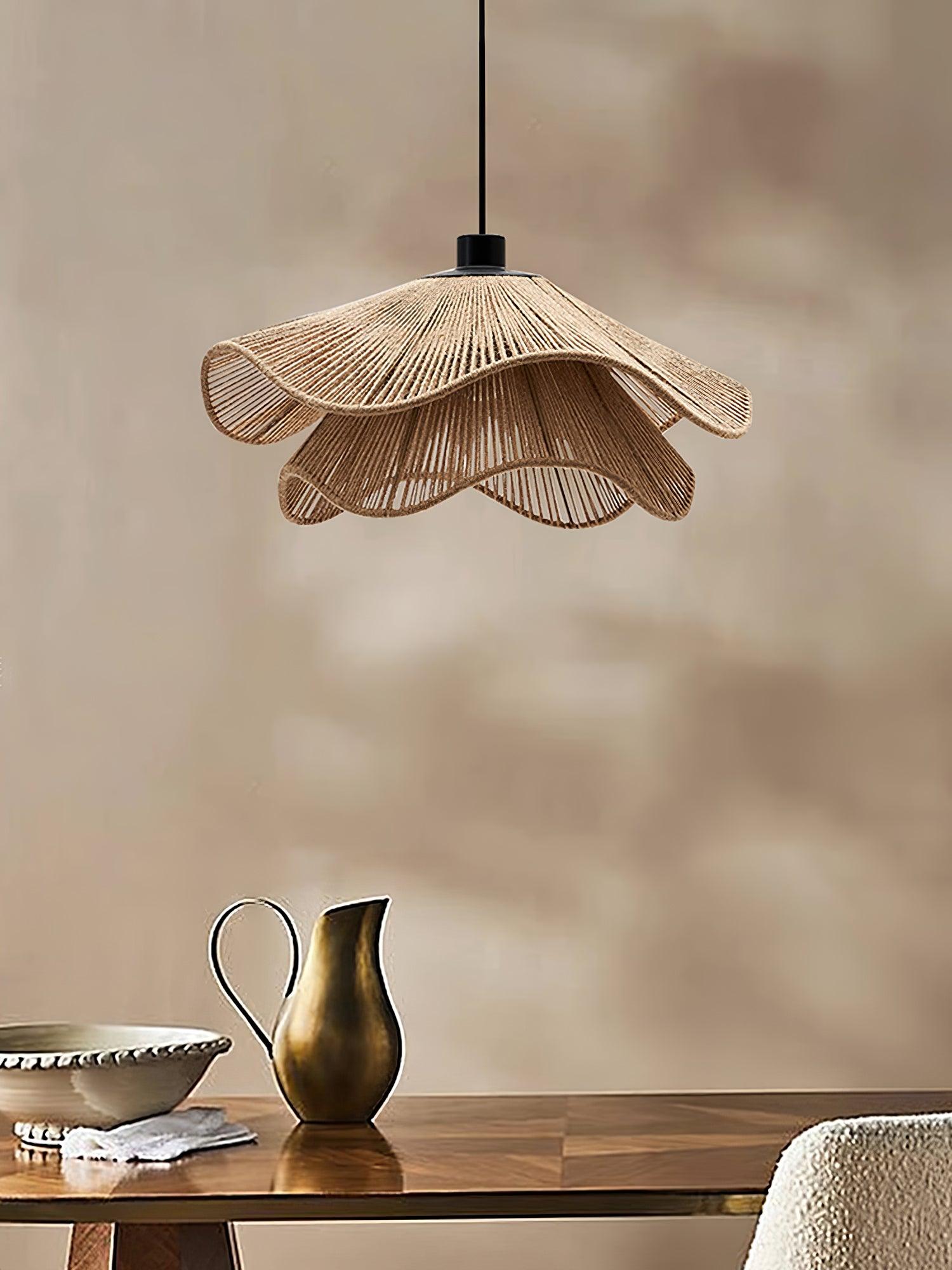 Handmade Straw Hat Pendant Lamp - Letslighting