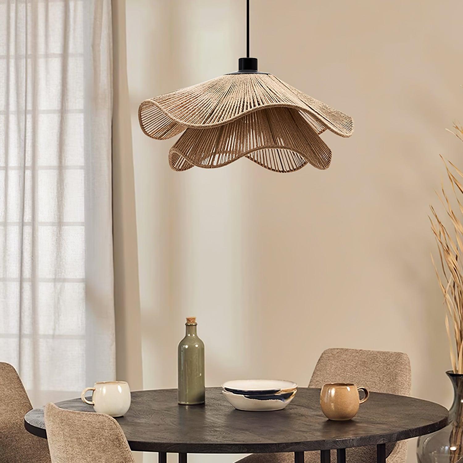 Handmade Straw Hat Pendant Lamp - Letslighting