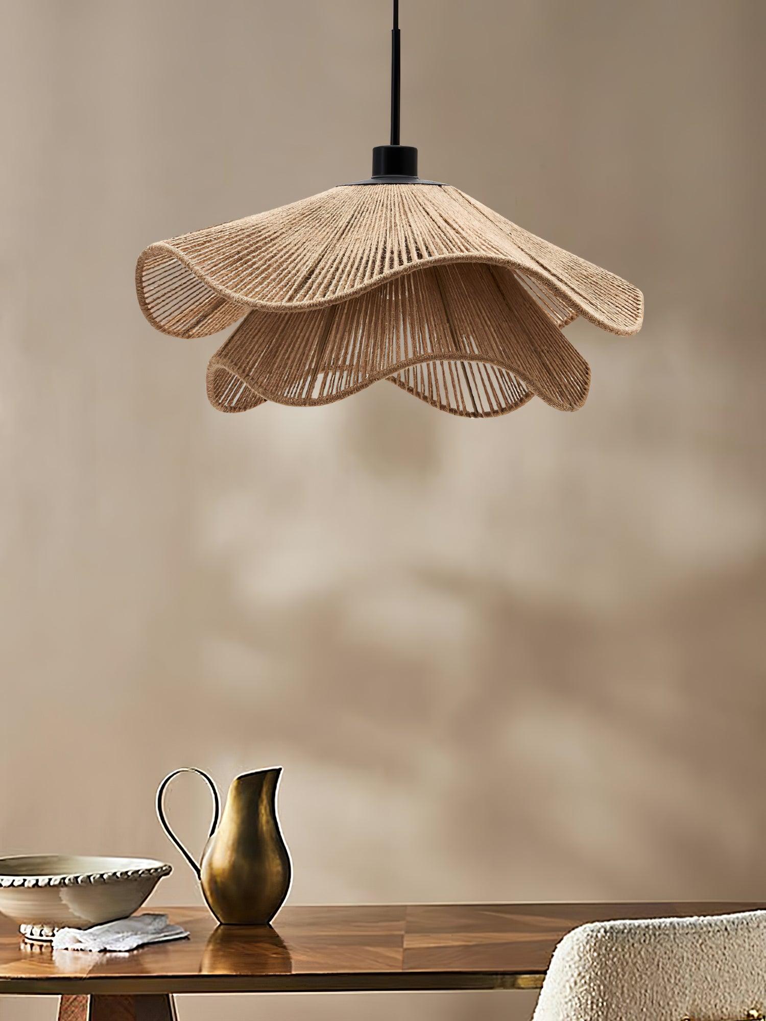 Handmade Straw Hat Pendant Lamp - Letslighting