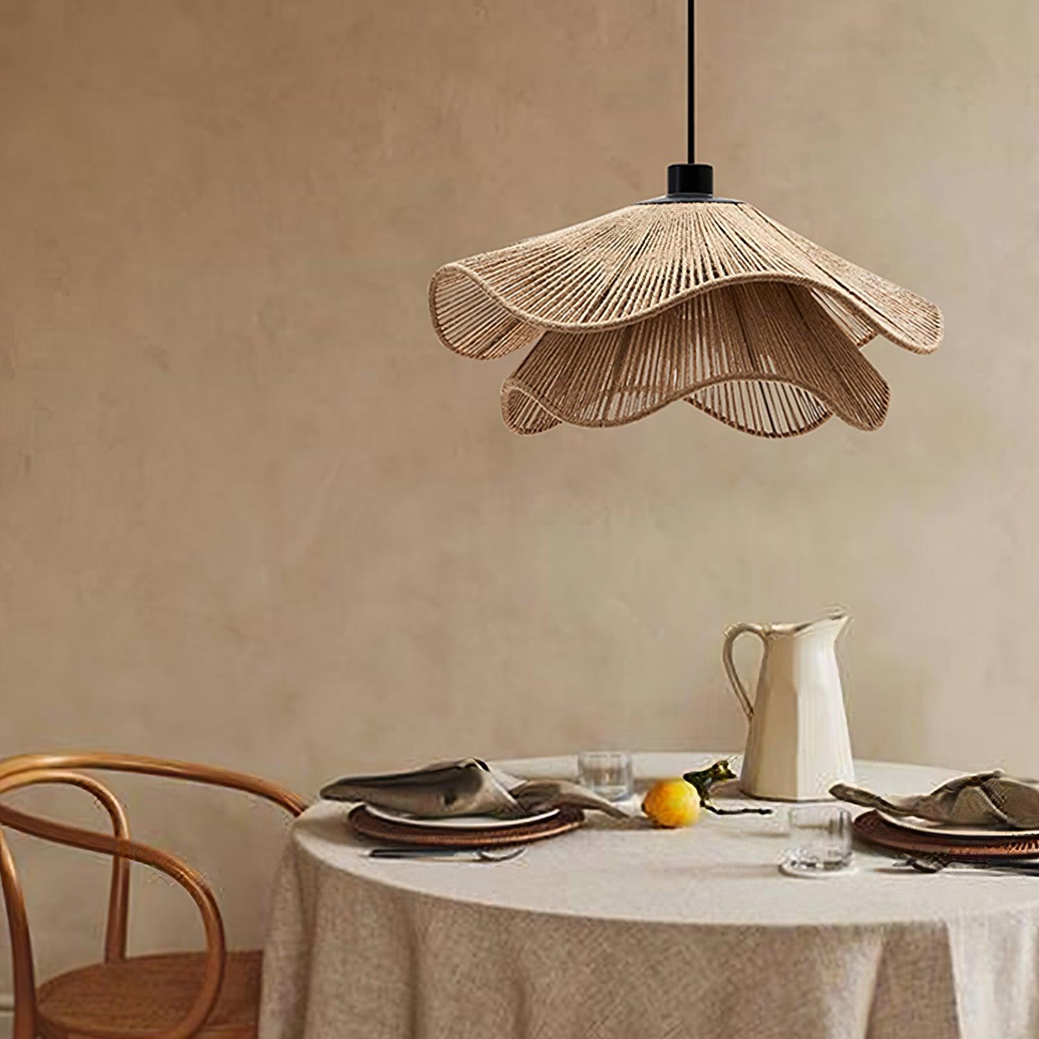 Handmade Straw Hat Pendant Lamp - Letslighting