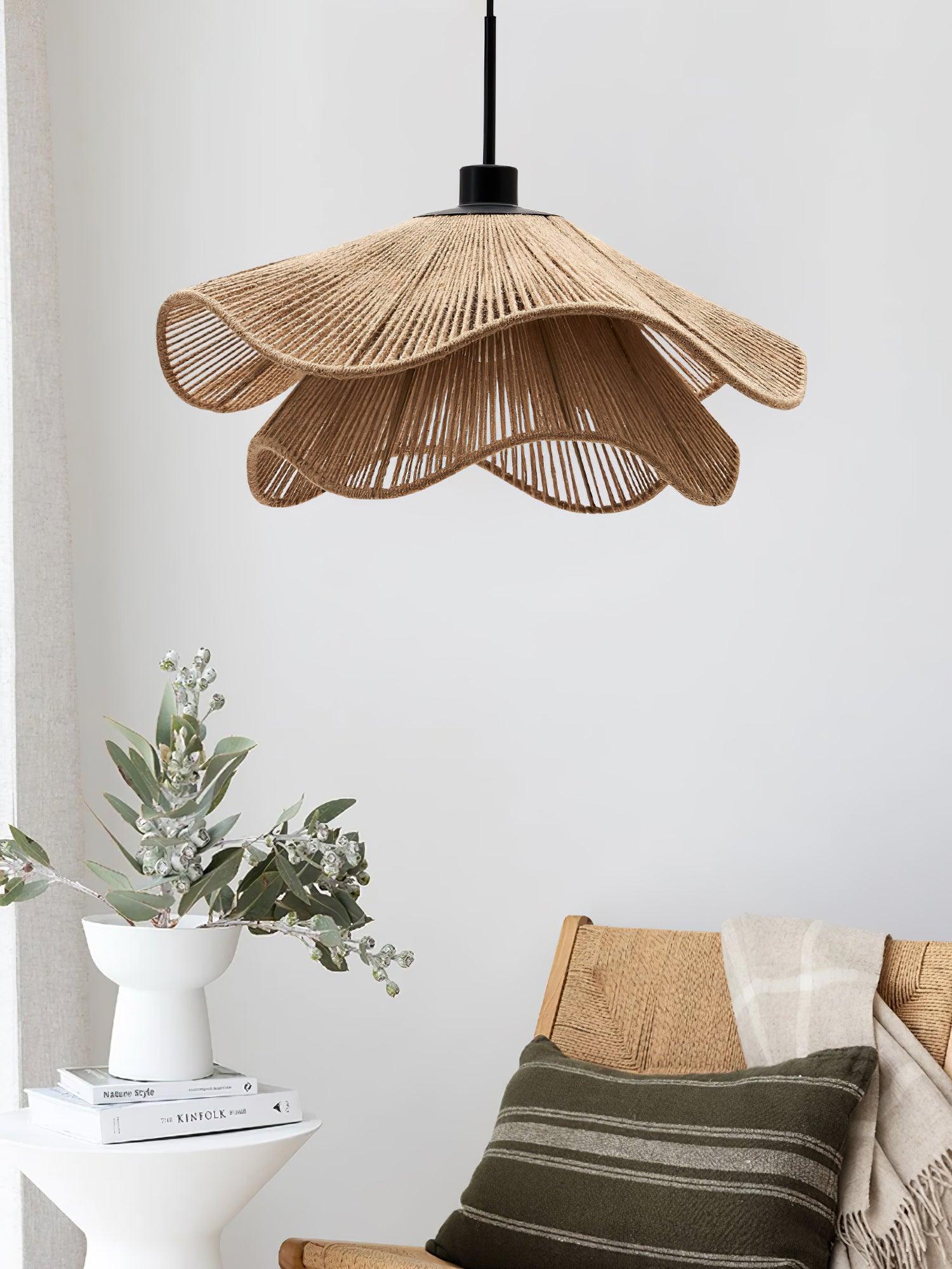 Handmade Straw Hat Pendant Lamp - Letslighting