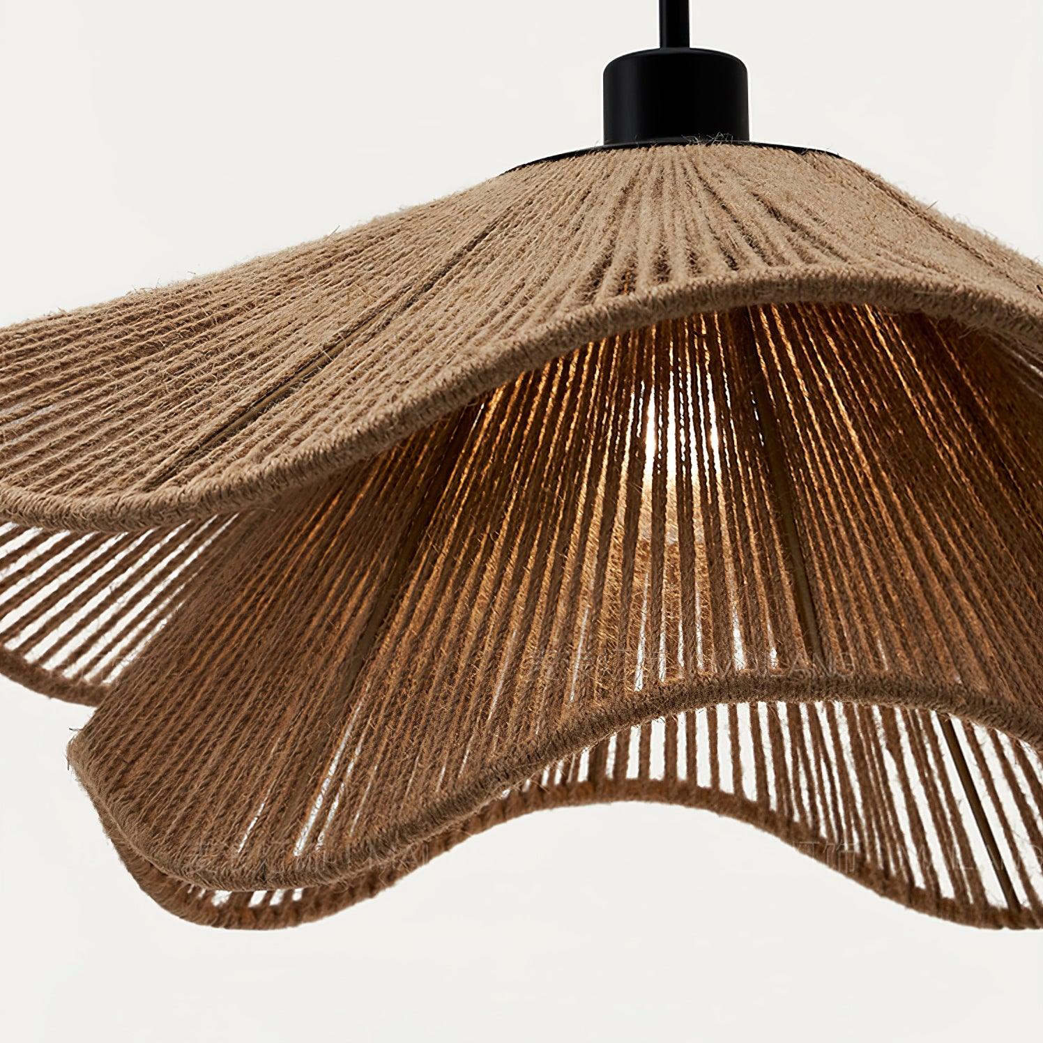 Handmade Straw Hat Pendant Lamp - Letslighting