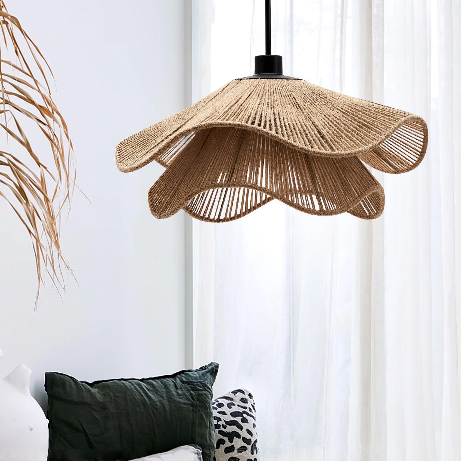 Handmade Straw Hat Pendant Lamp - Letslighting