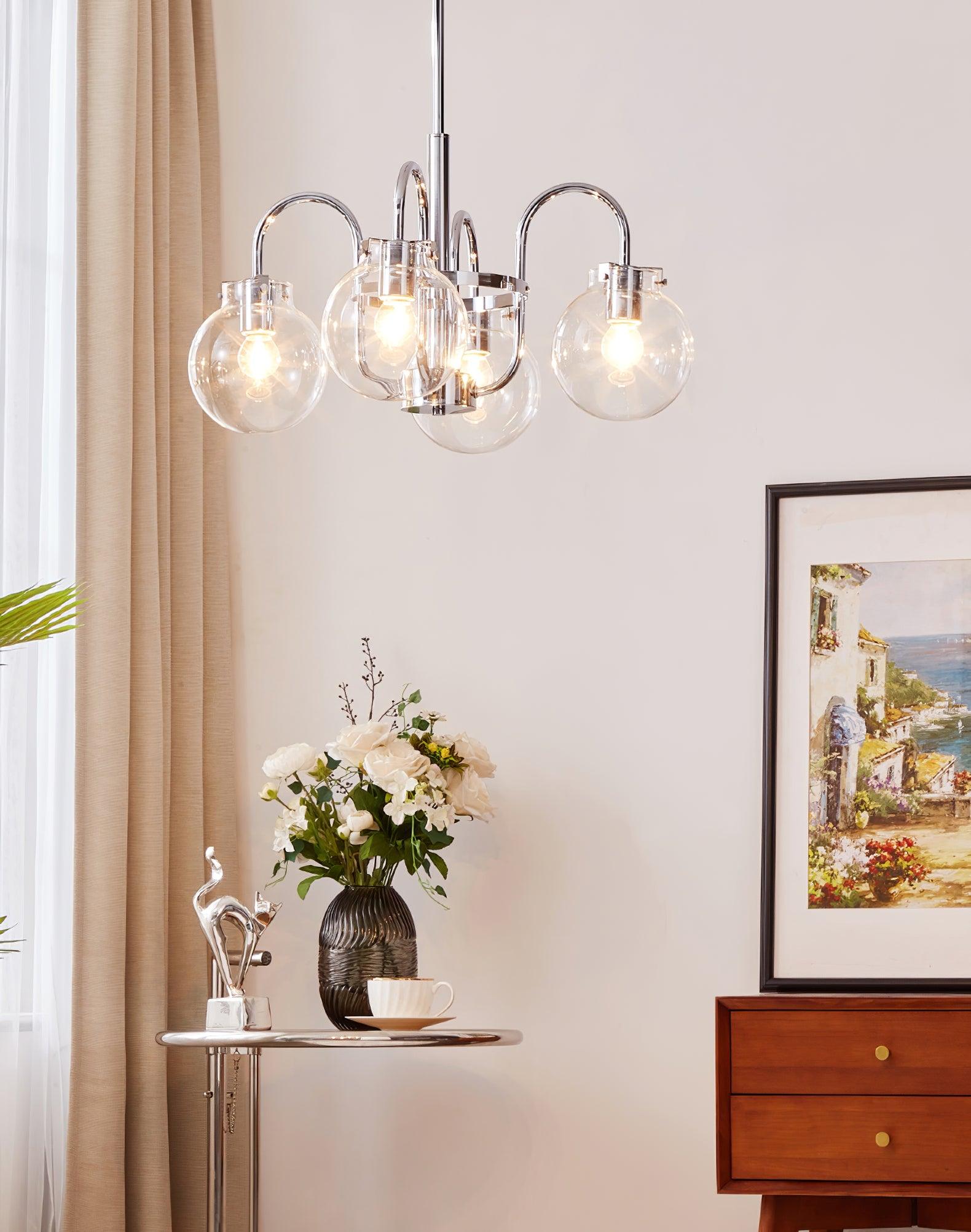 Verinyra Premium Nordic Art Glass Metal Chandelier - Letslighting