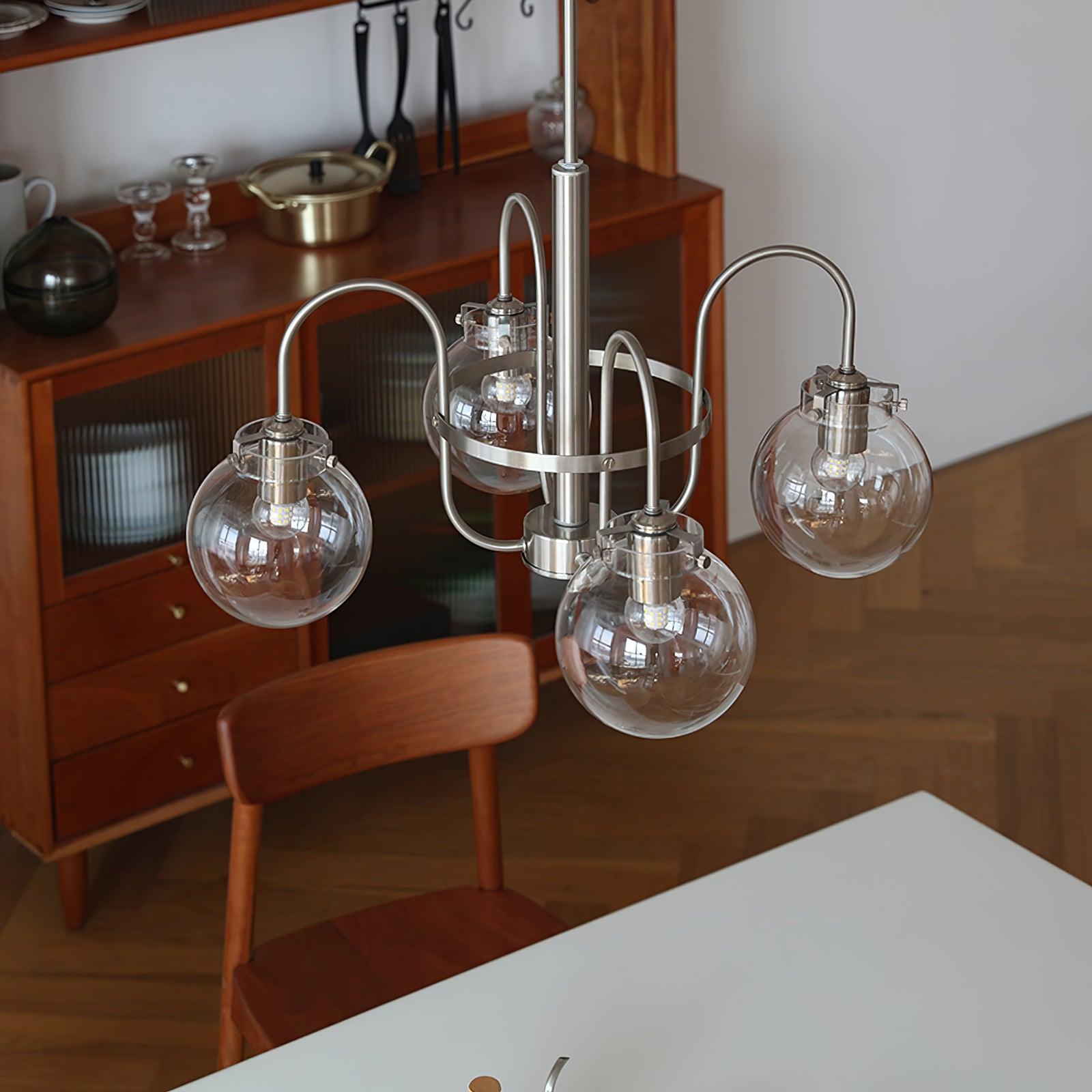 Verinyra Premium Nordic Art Glass Metal Chandelier - Letslighting