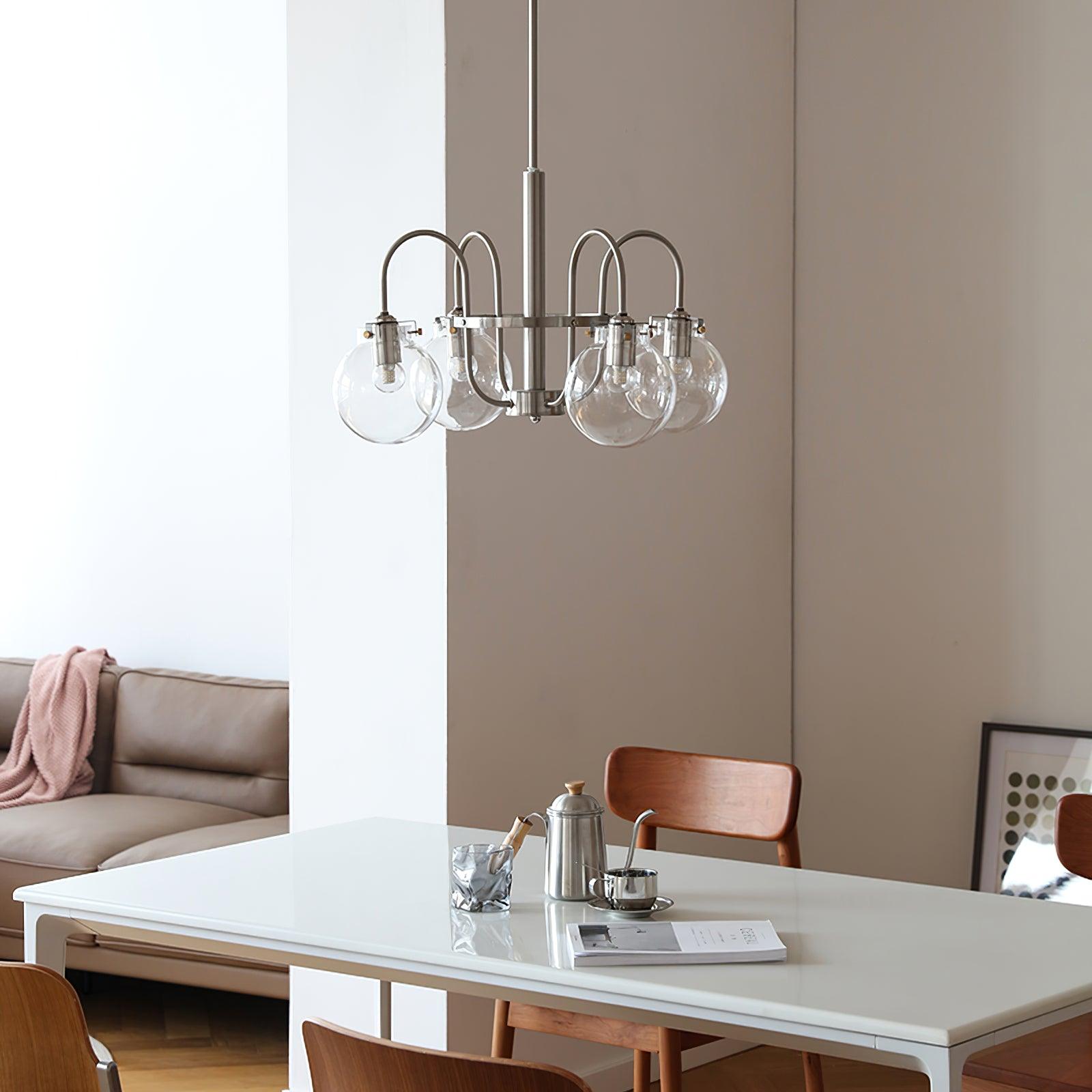 Verinyra Premium Nordic Art Glass Metal Chandelier - Letslighting
