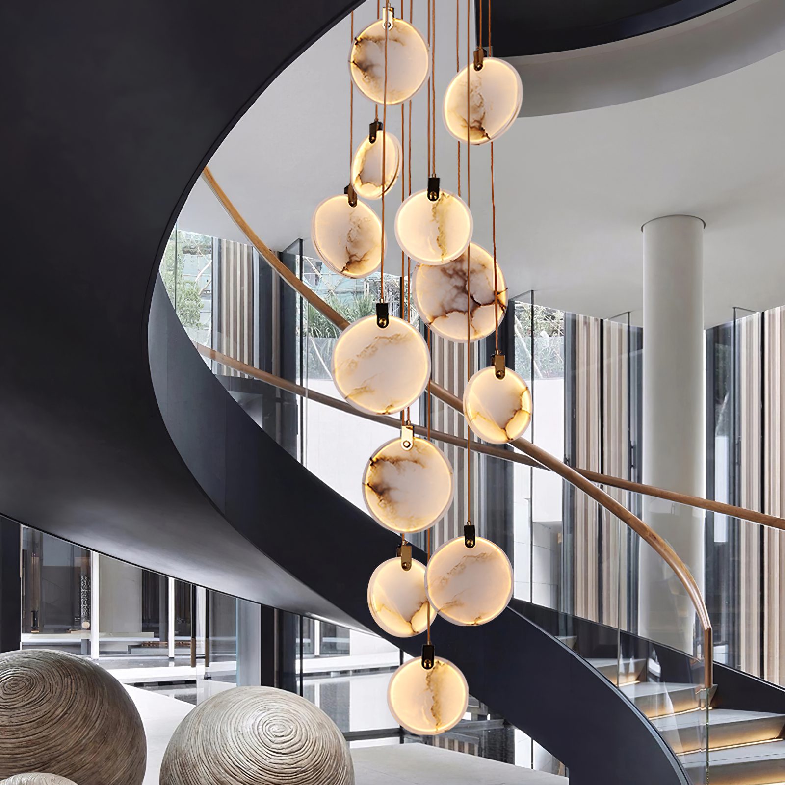 Codoros Alabaster Pendant Light - Letslighting