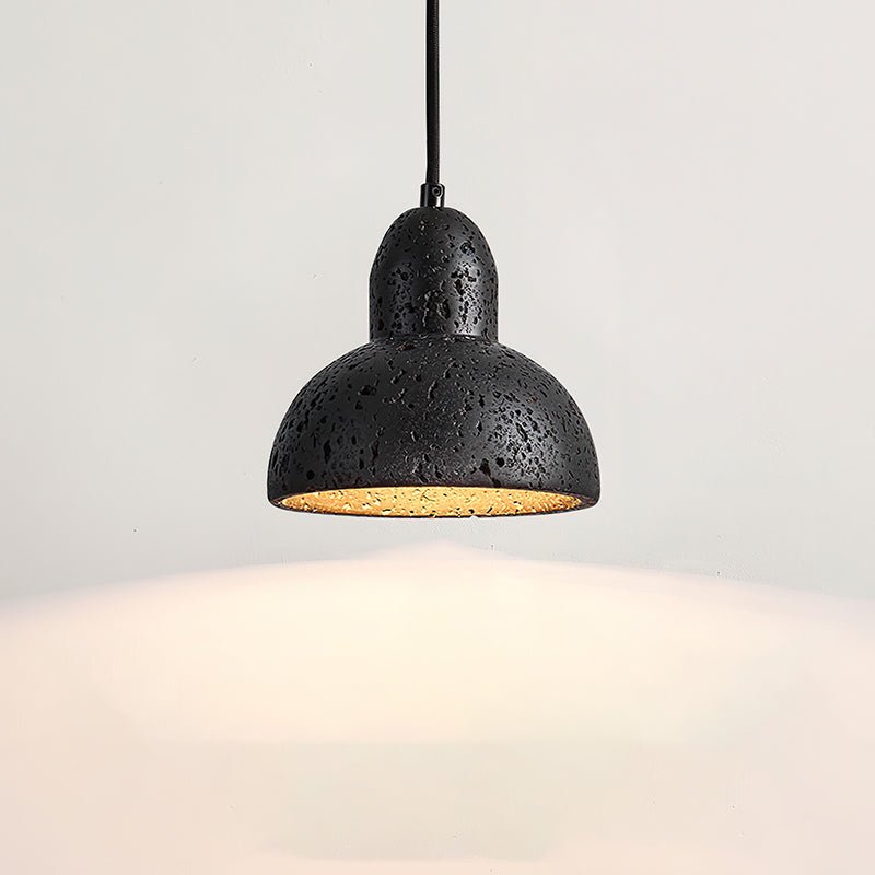Vaelior Dome Shade Travertine Pendant Light - Letslighting
