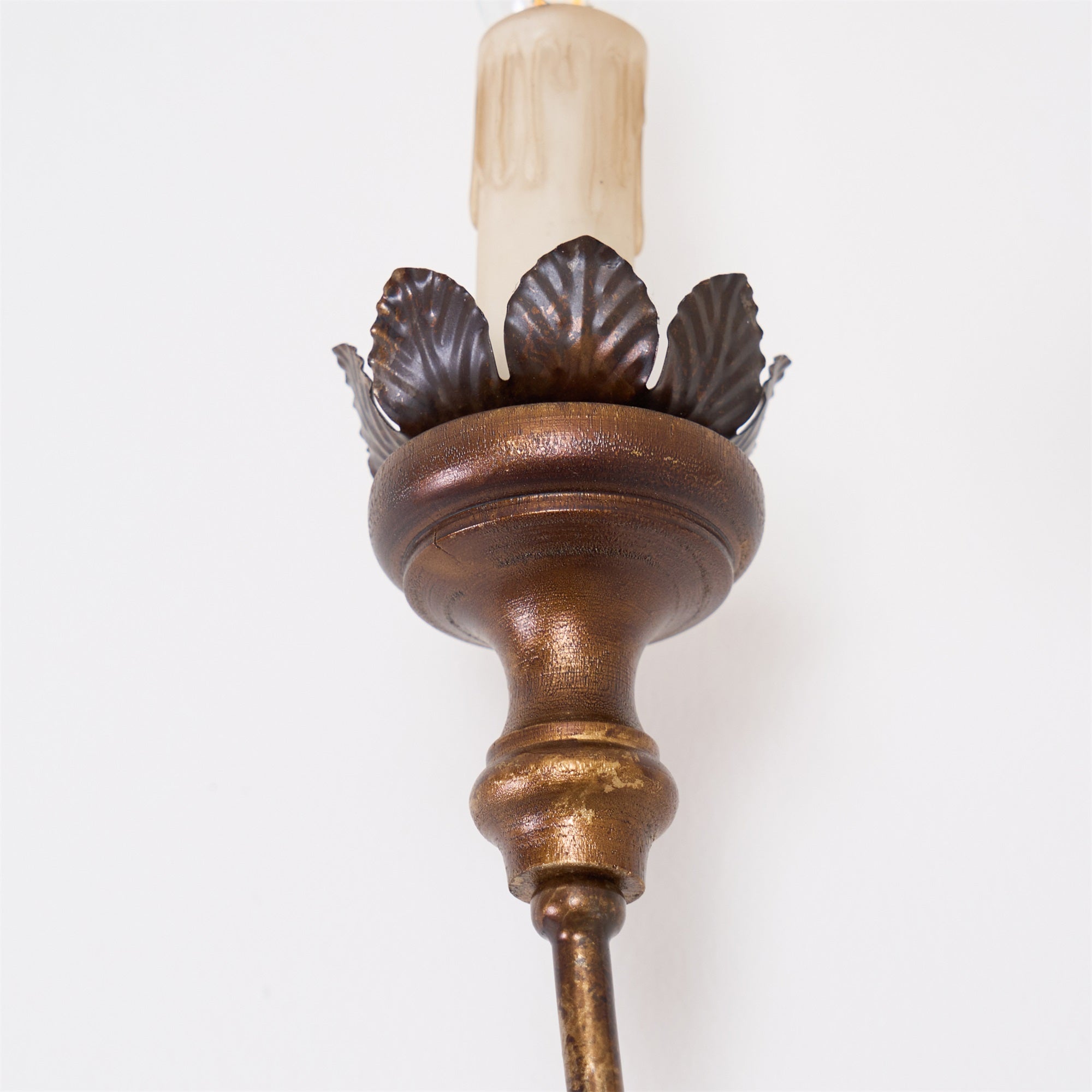 Catalos Vintage Industrial Wooden Metal Wall Lamp - Lamp Copper