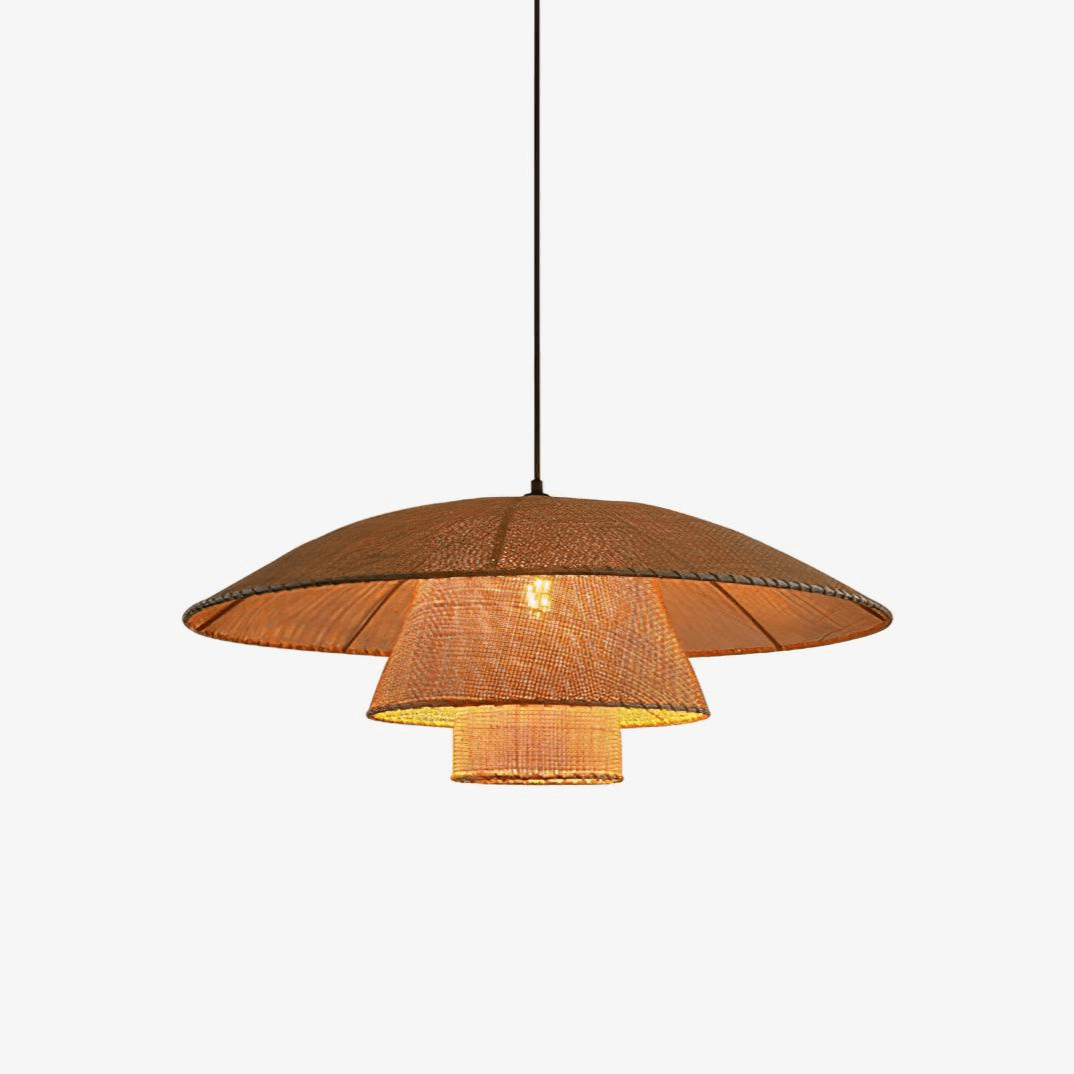 Hat Weave Rattan Pendant Lamp - Letslighting
