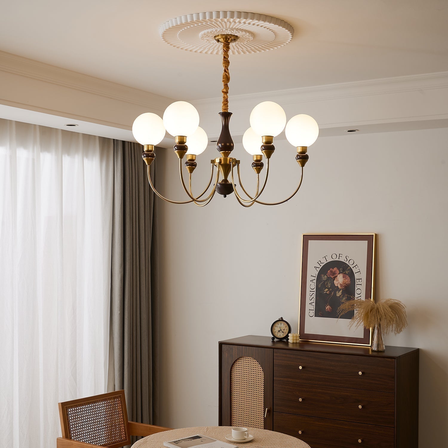 Helena Curve Chandelier - Letslighting