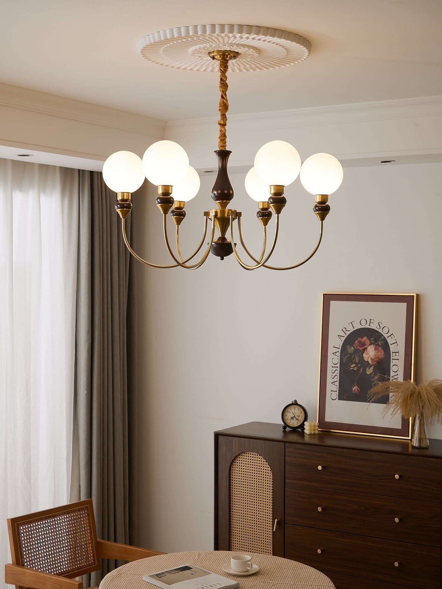 Helena Curve Chandelier - Letslighting