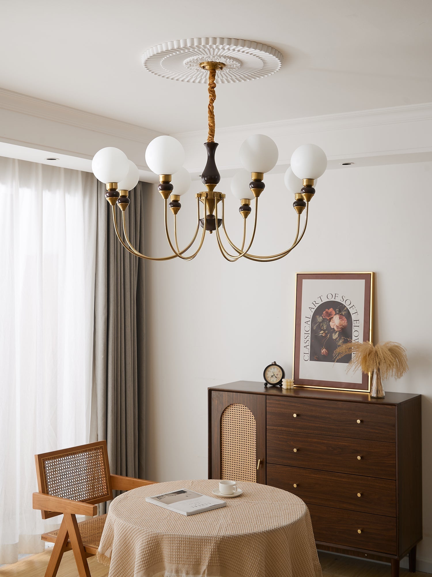 Helena Curve Chandelier - Letslighting