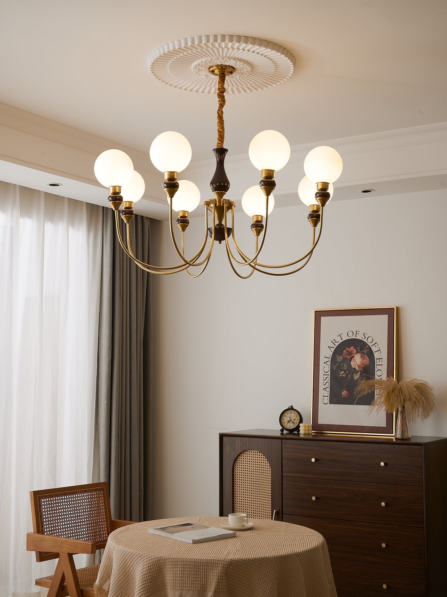 Helena Curve Chandelier - Letslighting