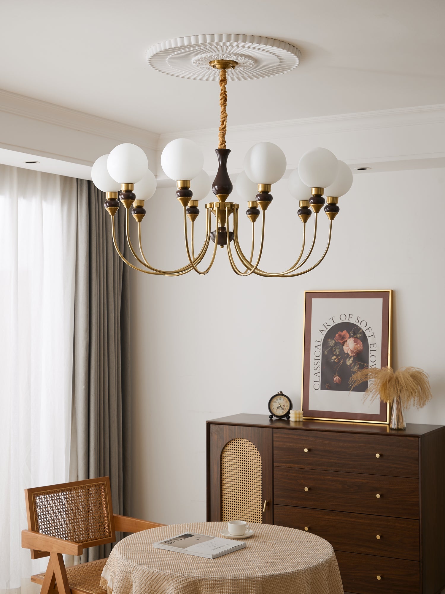 Helena Curve Chandelier - Letslighting