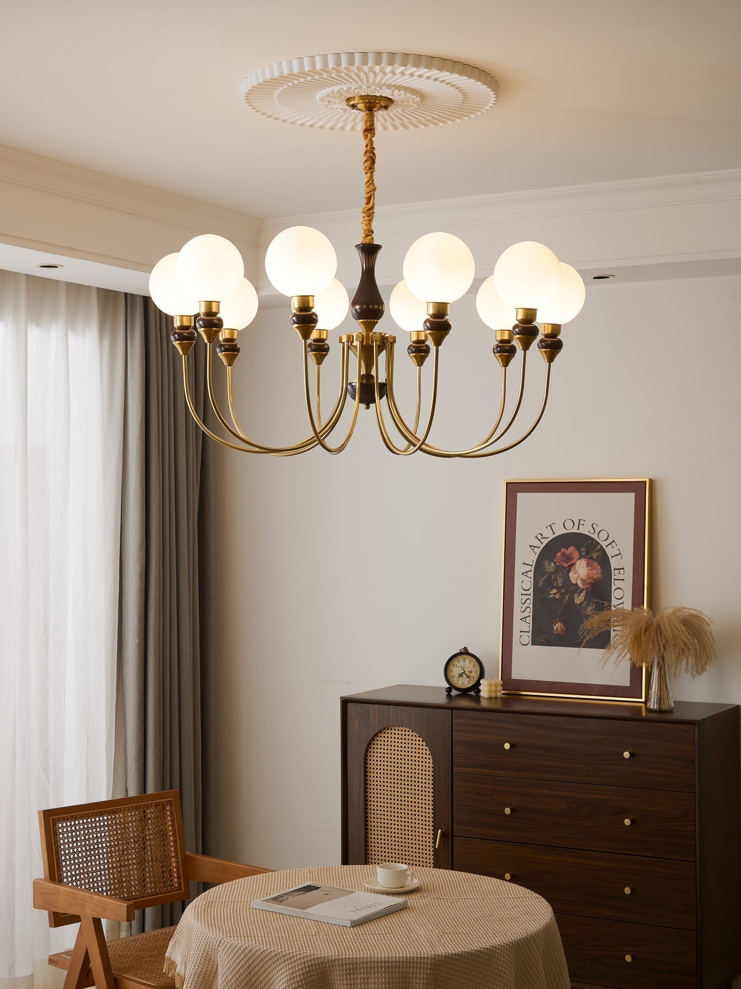 Helena Curve Chandelier - Letslighting