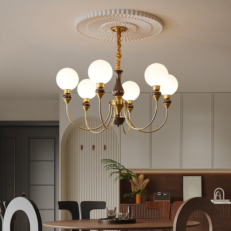 Helena Curve Chandelier - Letslighting