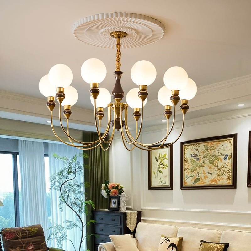 Helena Curve Chandelier - Letslighting