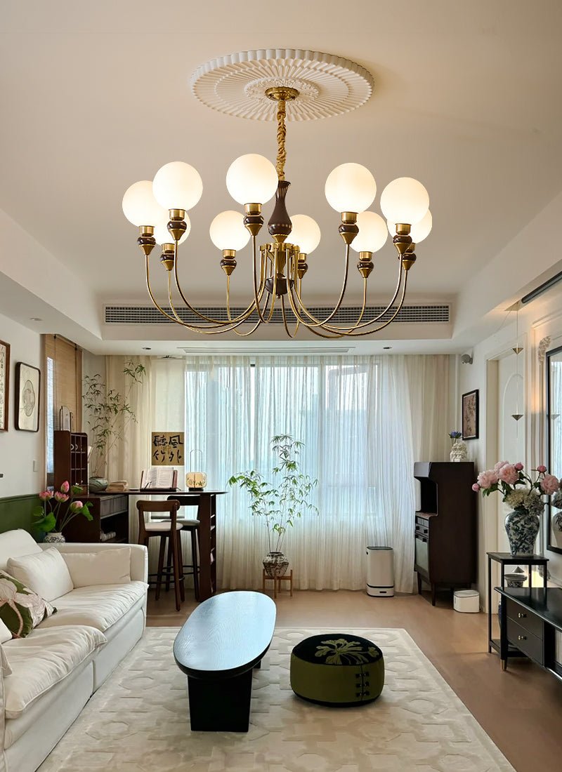 Helena Curve Chandelier - Letslighting