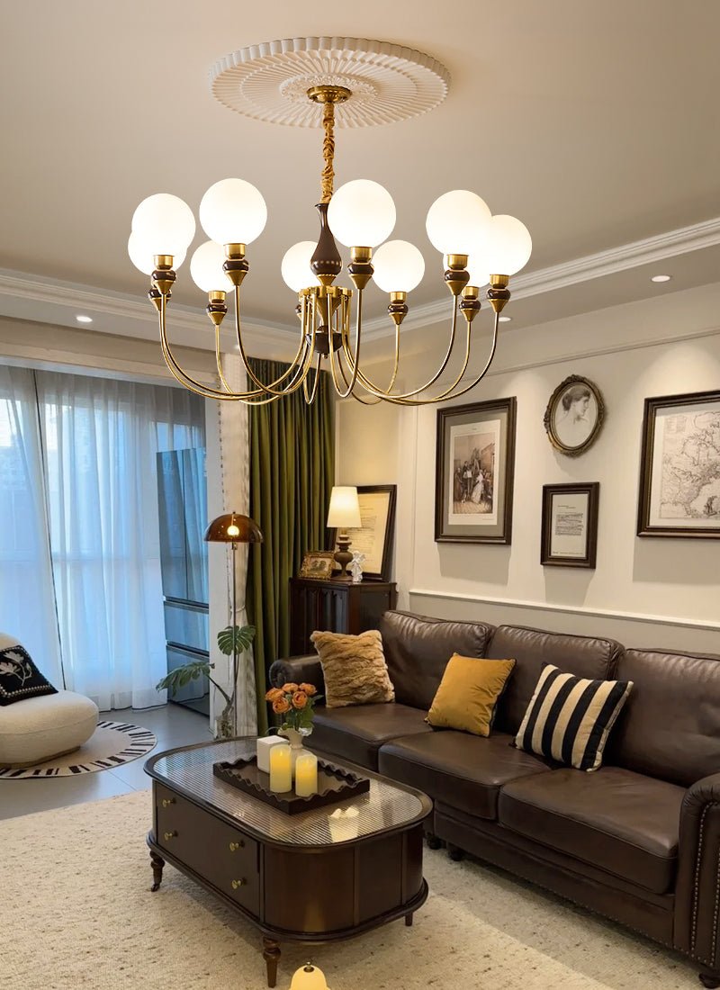Helena Curve Chandelier - Letslighting