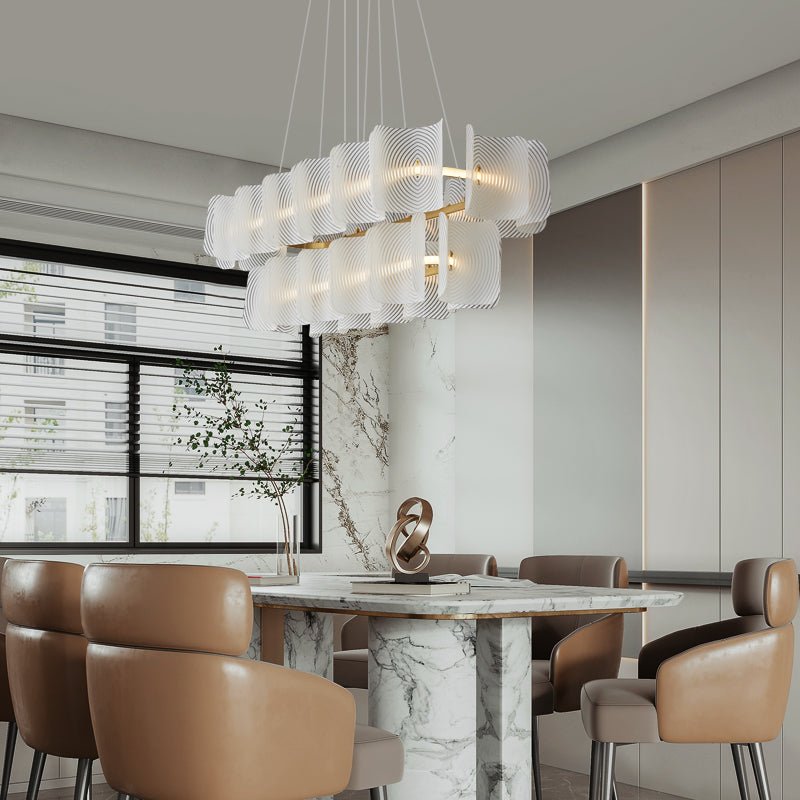 Helios Rectangle Pendant Lamp - Letslighting