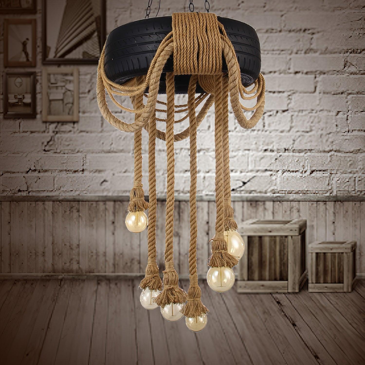Larry Industrial Metal Chandelier - Letslighting