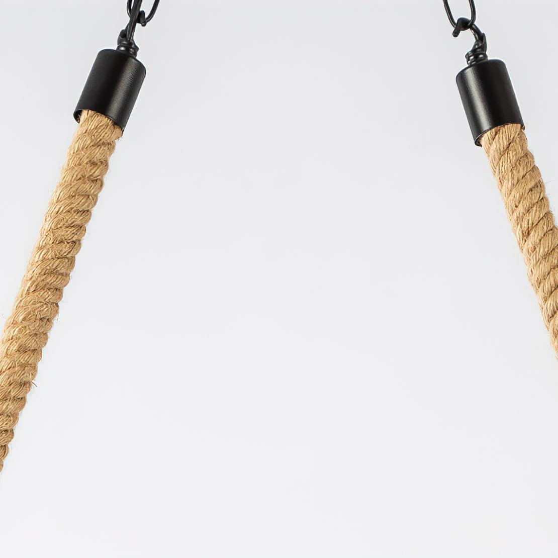 Hemp Rope Industrial Wave Chandelier - Letslighting