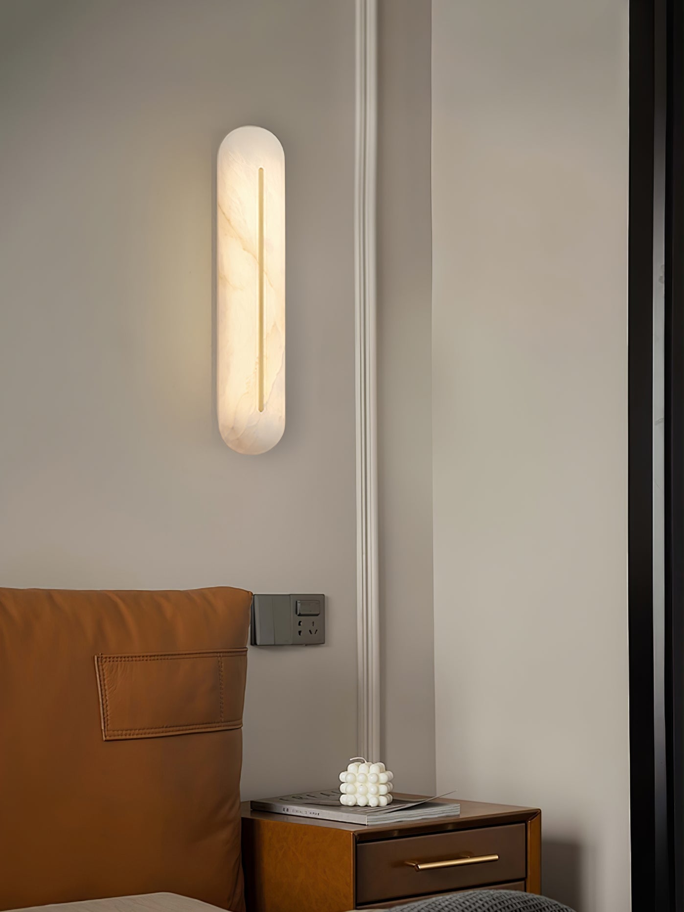 Armaryra Oblong Alabaster Wall Light - Letslighting