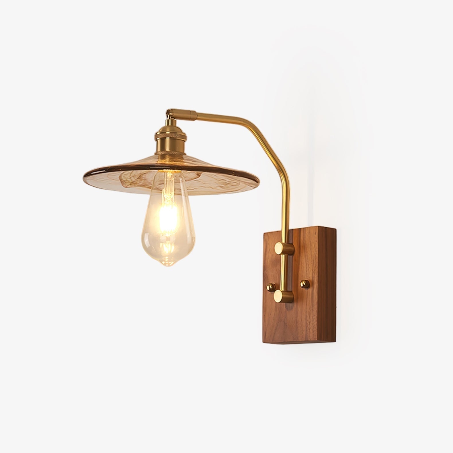 Heritage Walnut Wall Lamp - Letslighting