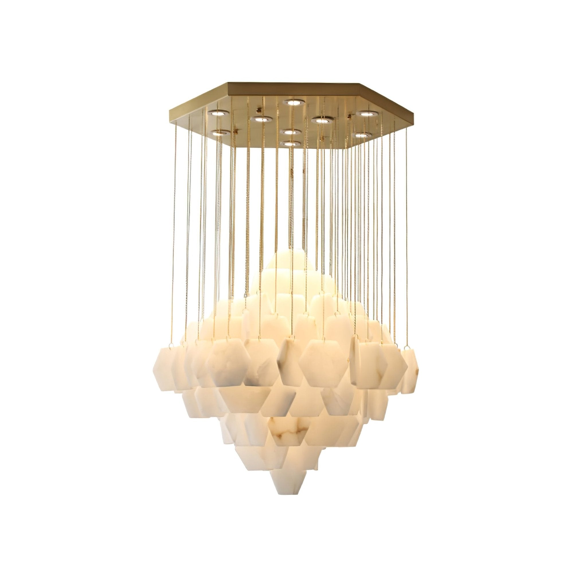 Aurelia Luxury Alabaster Chandelier - Letslighting