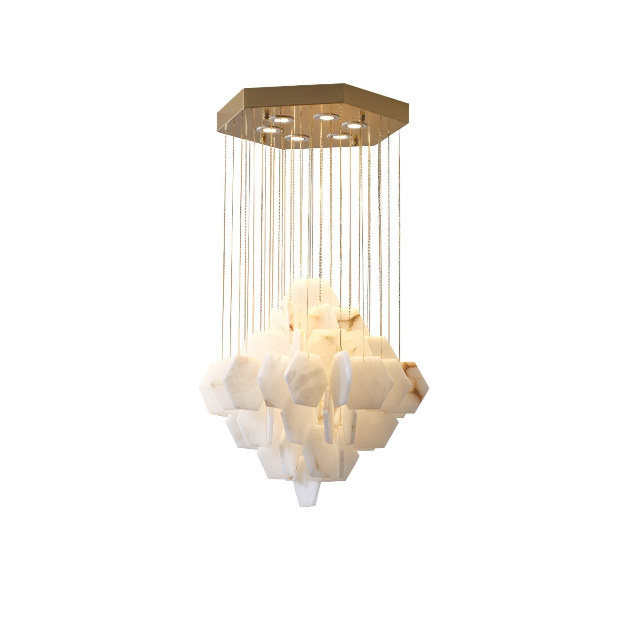 Aurelia Luxury Alabaster Chandelier - Letslighting