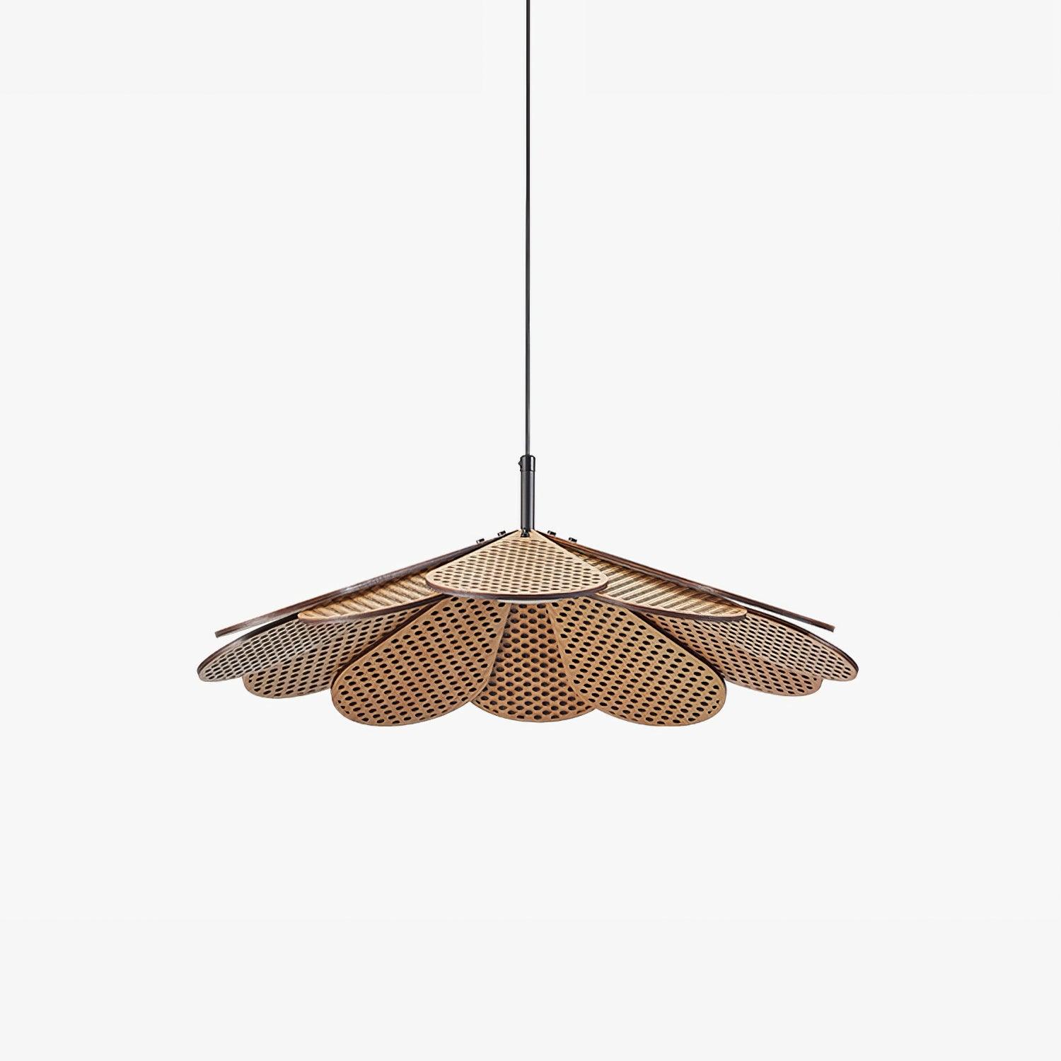 Zevarus Nordic Art Wabi-Sabi Metal Wood Pendant Light - Letslighting