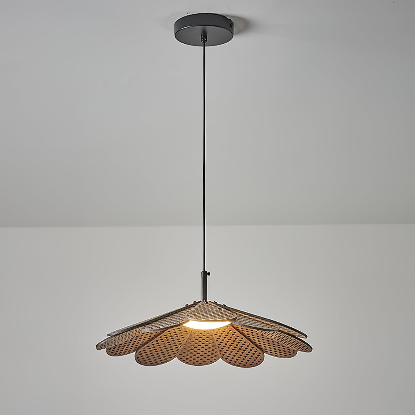 Zevarus Nordic Art Wabi-Sabi Metal Wood Pendant Light - Letslighting