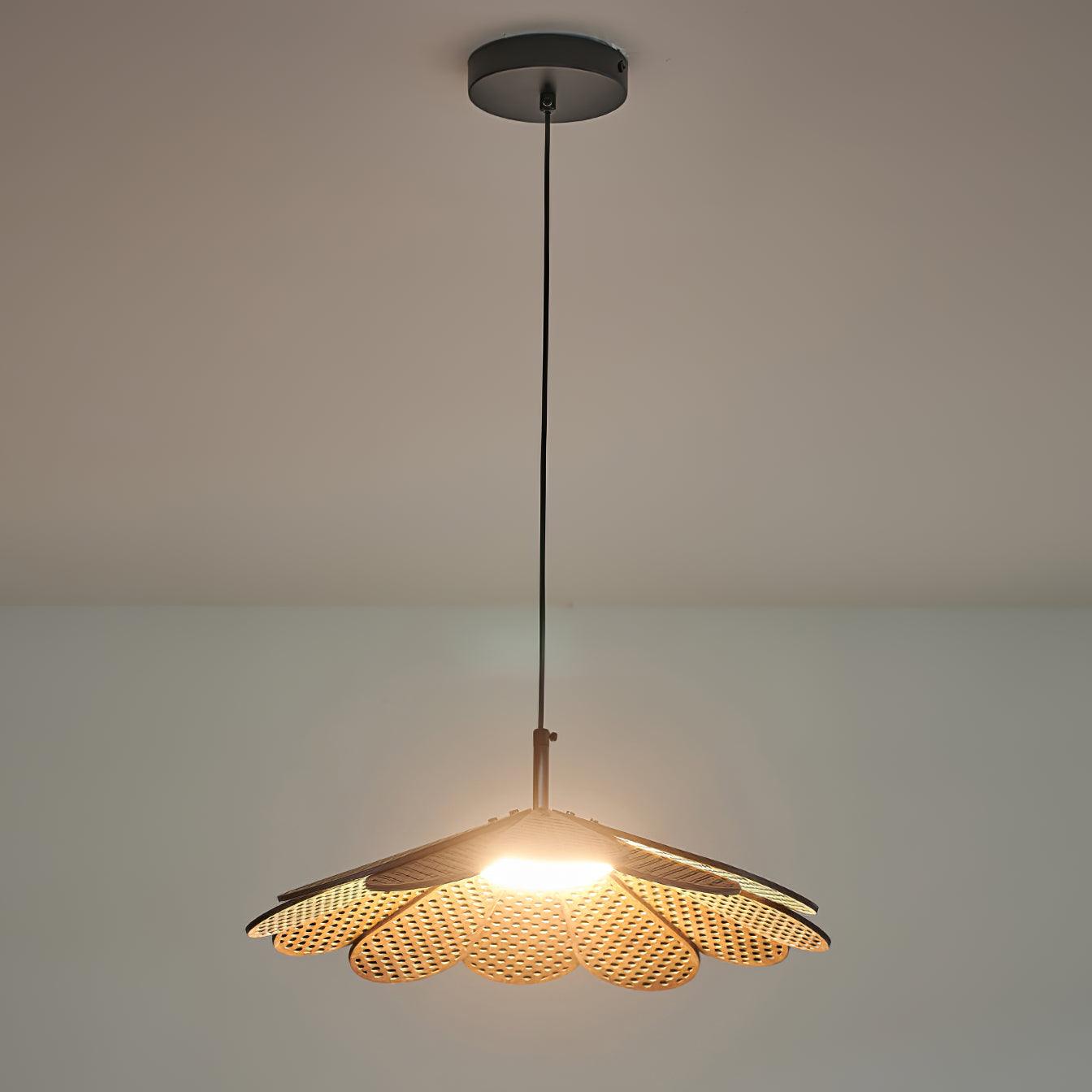 Zevarus Nordic Art Wabi-Sabi Metal Wood Pendant Light - Letslighting