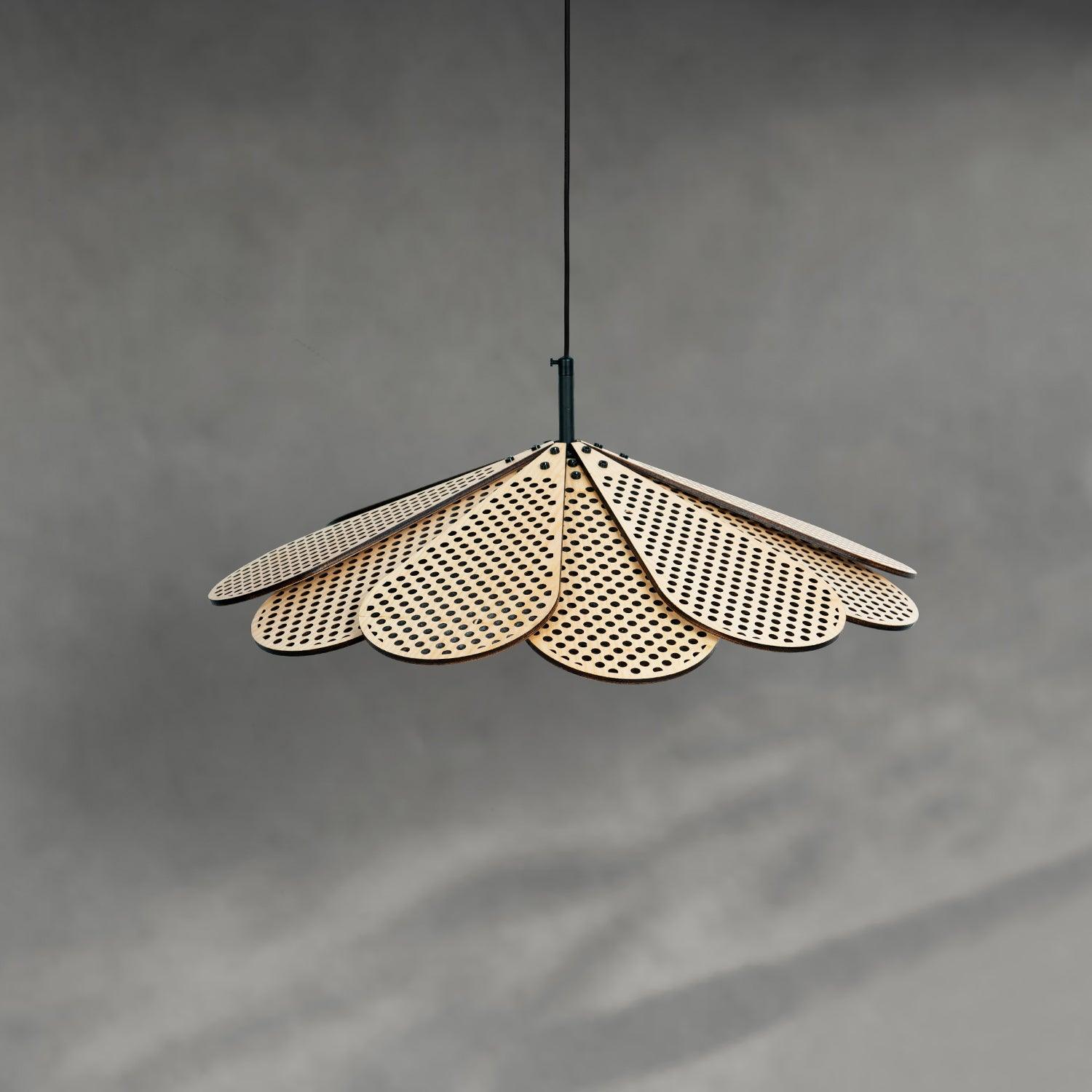 Zevarus Nordic Art Wabi-Sabi Metal Wood Pendant Light - Letslighting