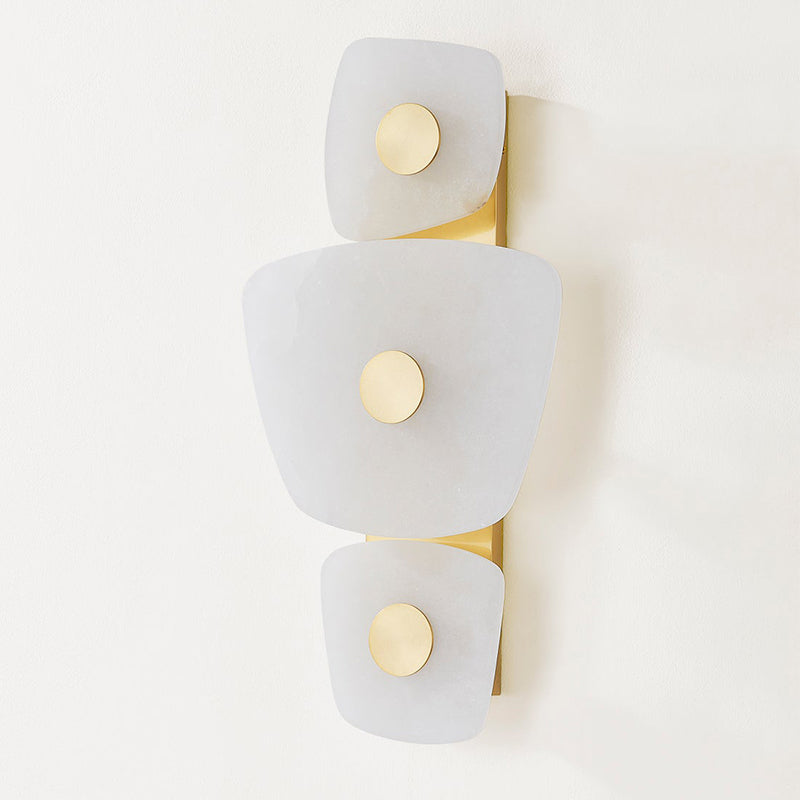 Itheora Individual Creativity Brass Alabaster Wall Lamp - Lamp Copper