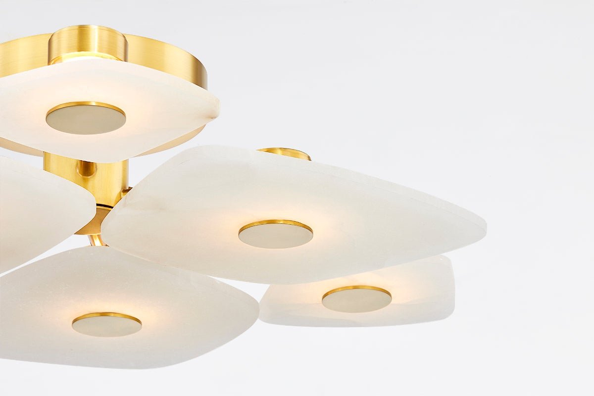 Ilsilyra Petal Shaped Glass Ceiling Light - Letslighting