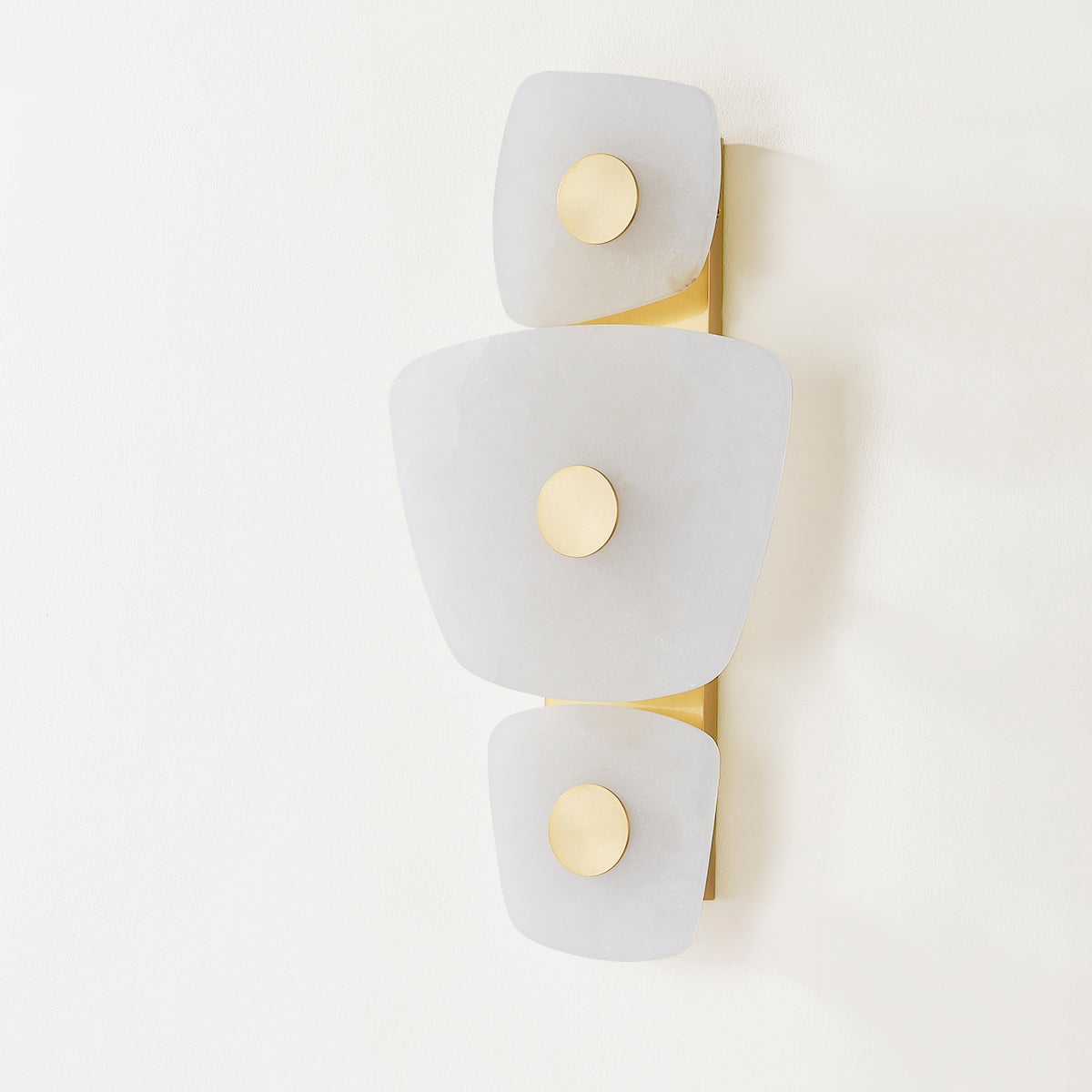 Vavenarae Asymmetric Alabaster Wall Light - Letslighting