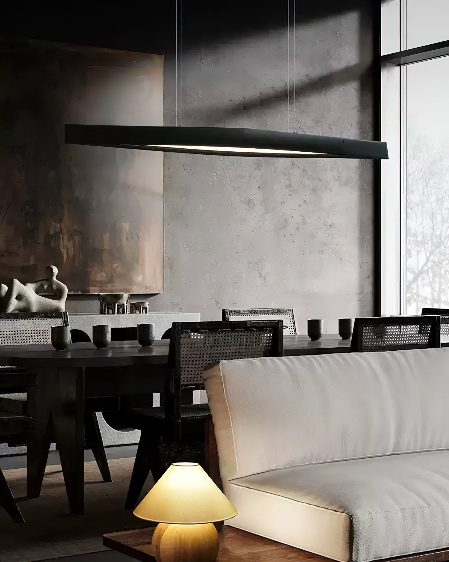 Horizon Linear Wood Pendant Lamp - Letslighting