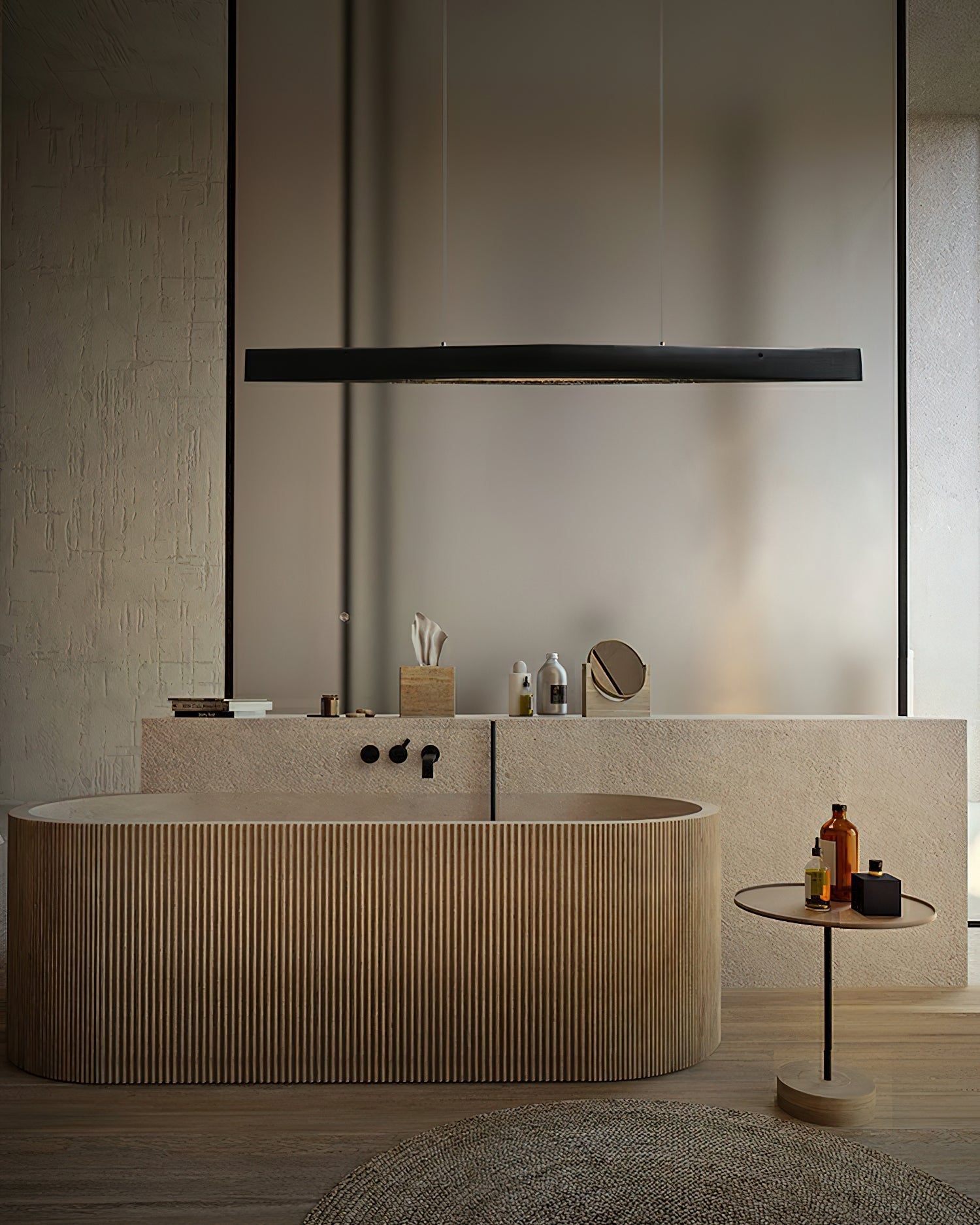 Horizon Linear Wood Pendant Lamp - Letslighting