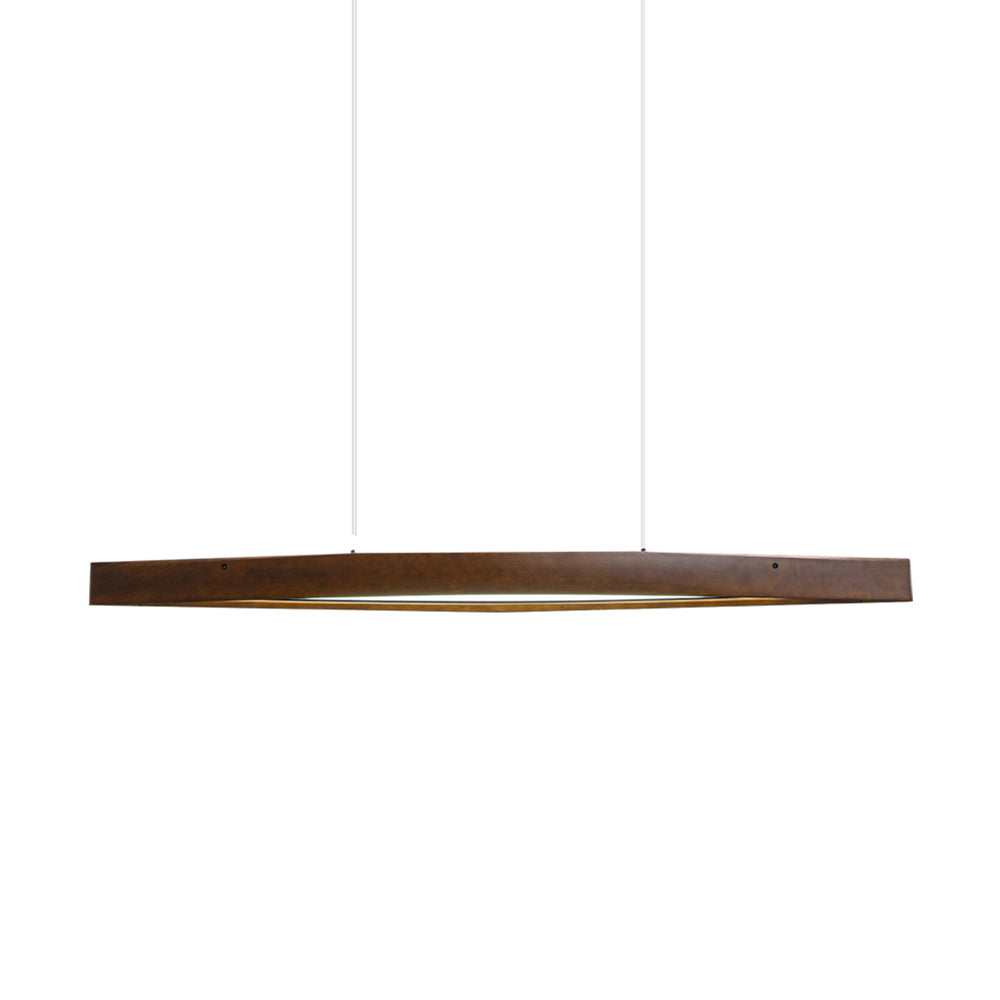 Horizon Linear Wood Pendant Lamp - Letslighting