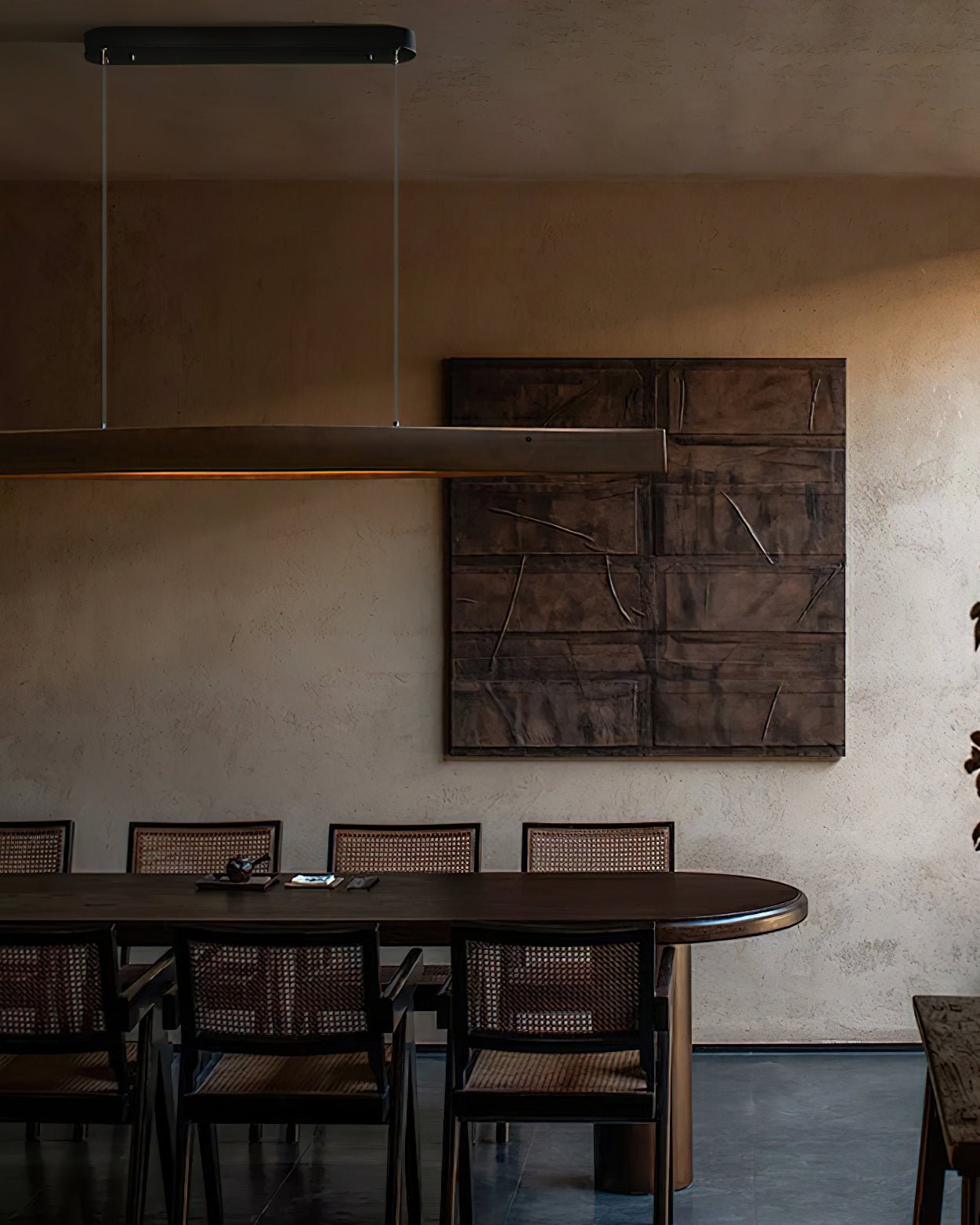 Horizon Linear Wood Pendant Lamp - Letslighting