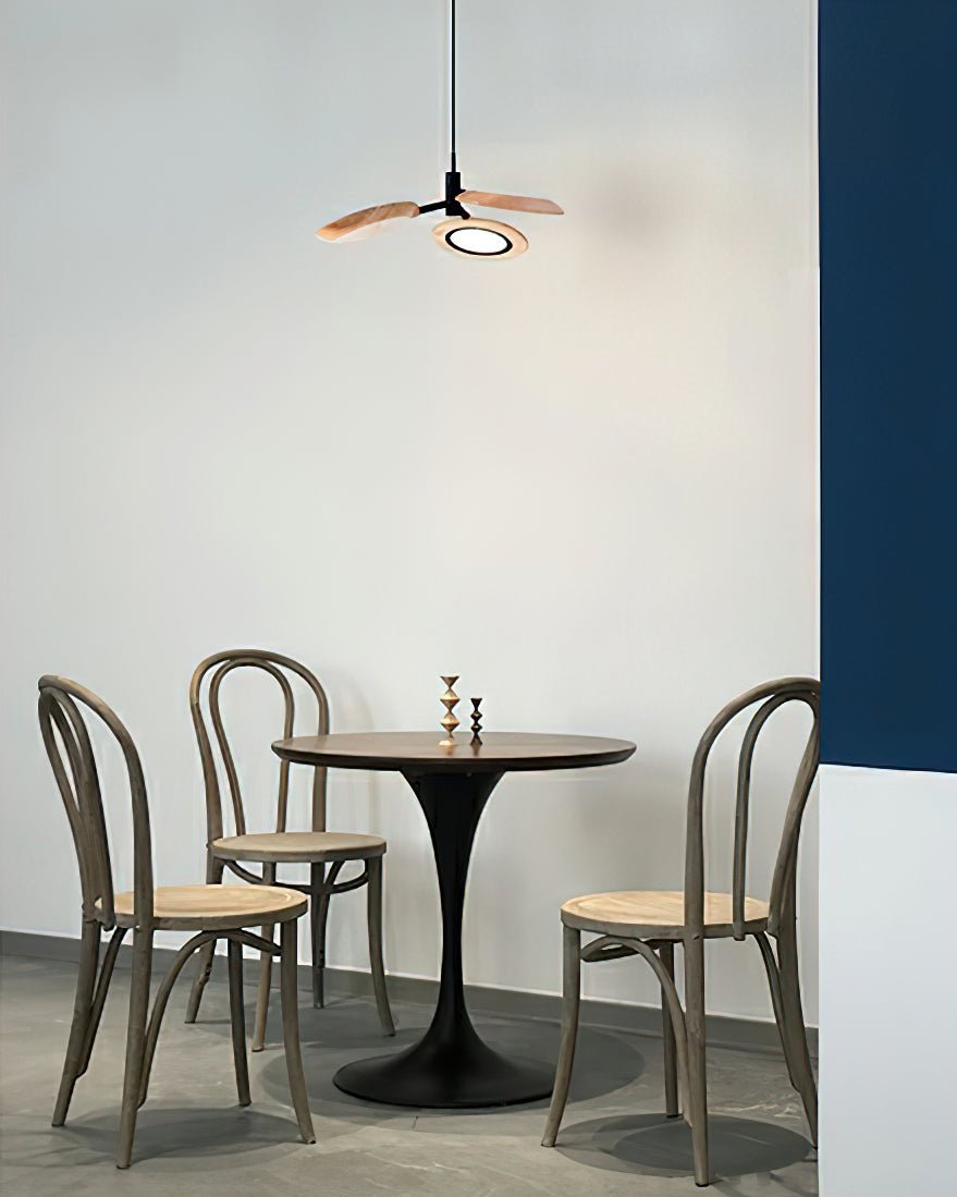 Alnoraris Tiered Wood Pendant Light - Letslighting