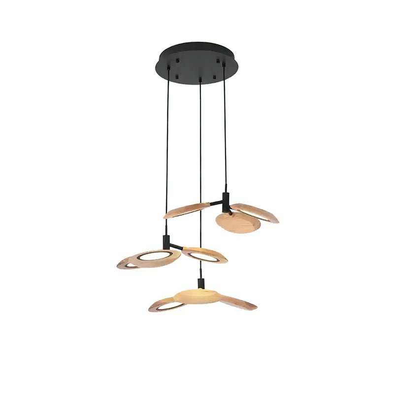 Alnoraris Tiered Wood Pendant Light - Letslighting