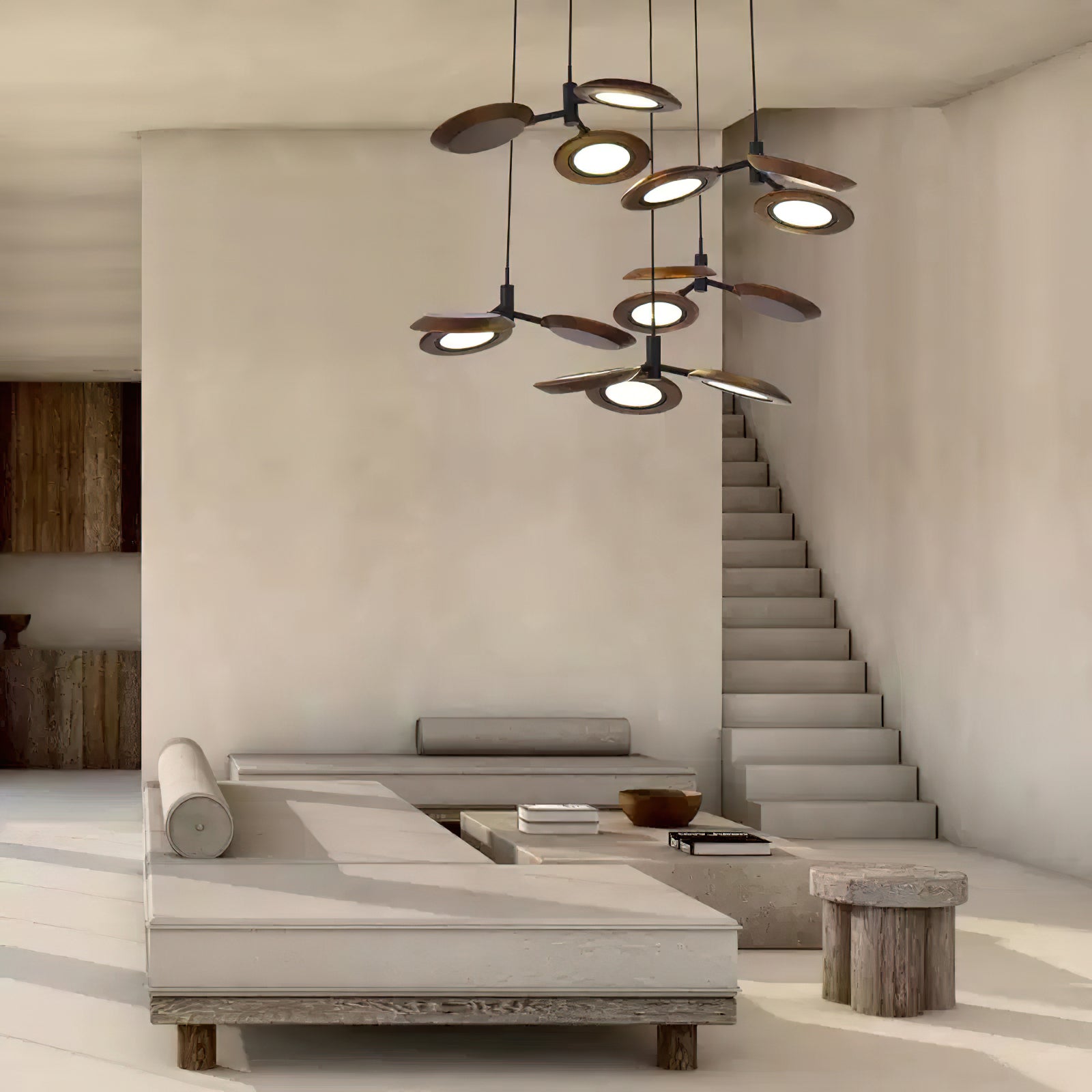 Alnoraris Tiered Wood Pendant Light - Letslighting