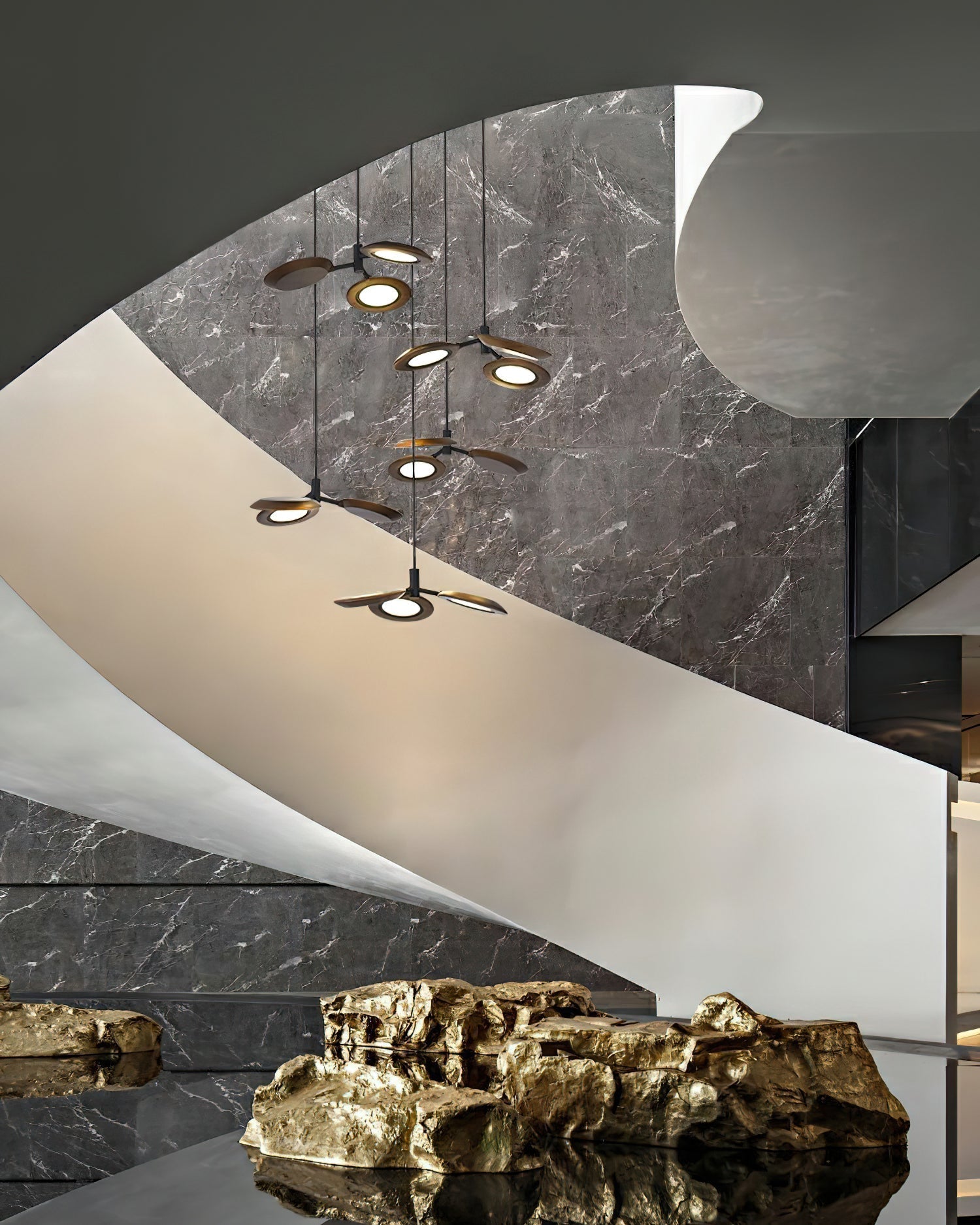 Alnoraris Tiered Wood Pendant Light - Letslighting