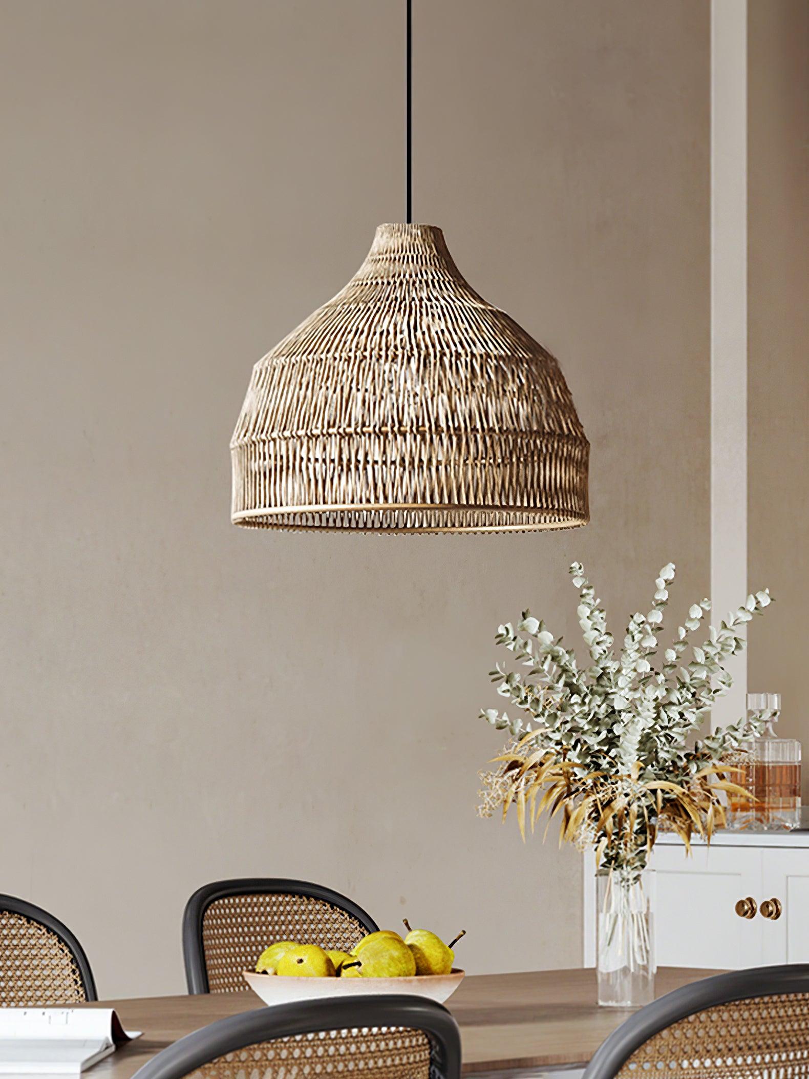 Hues Wicker Pendant Lamp - Letslighting