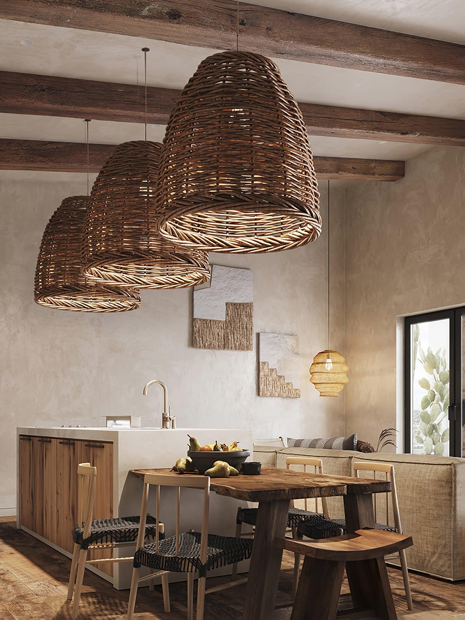 Hues Wicker Pendant Lamp - Letslighting