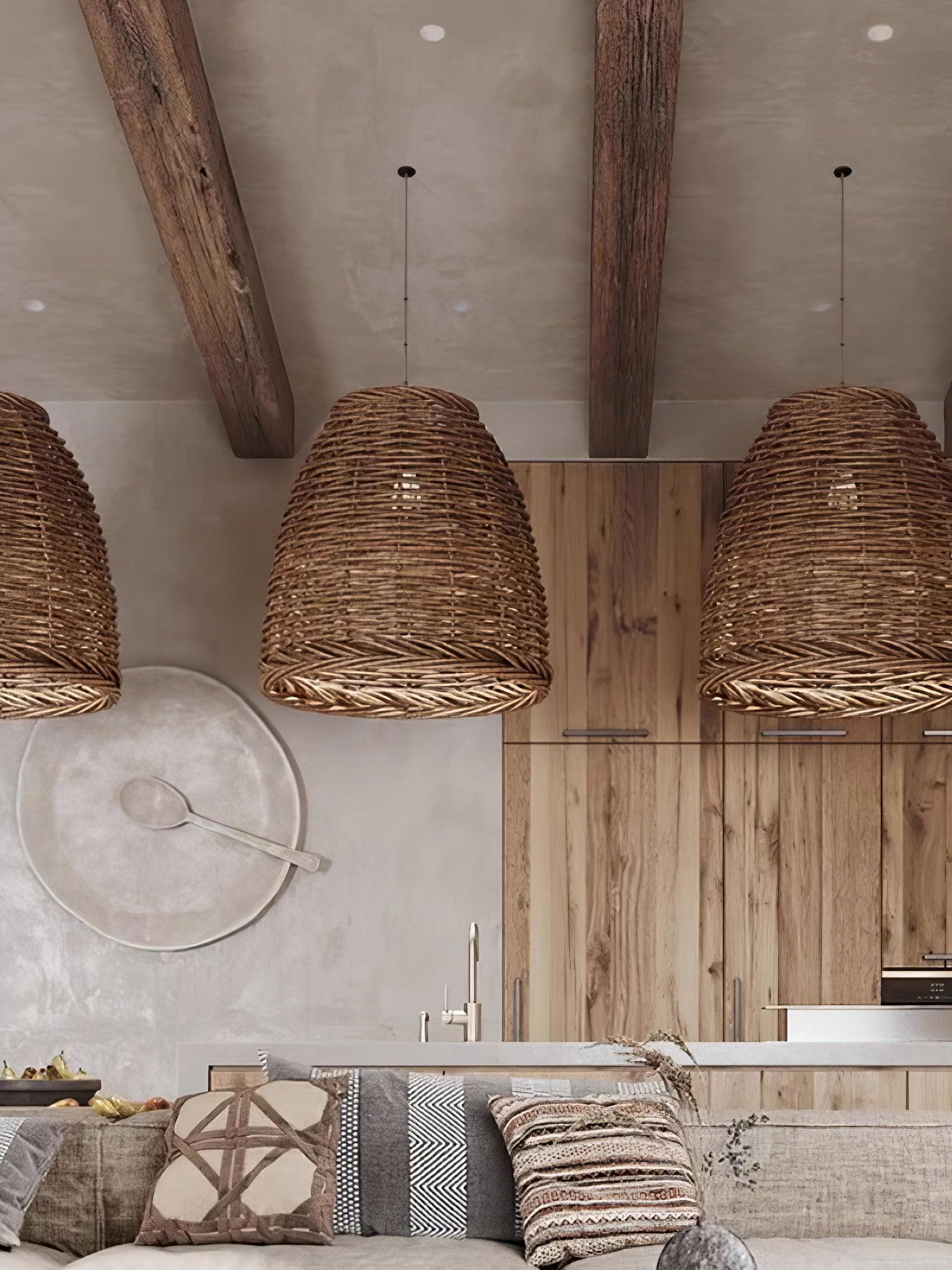 Hues Wicker Pendant Lamp - Letslighting