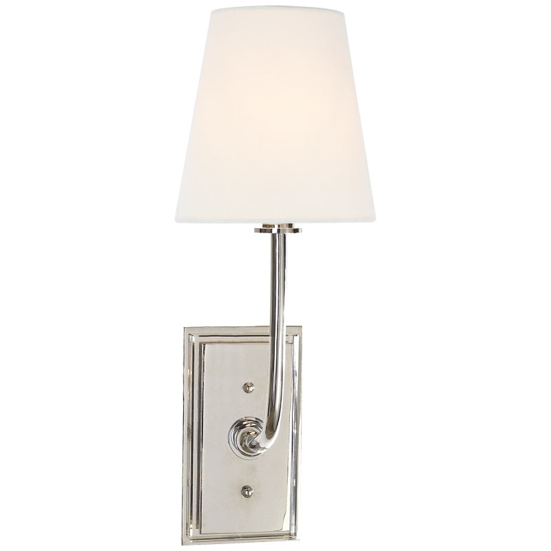 Silva Lámpara de Pared con Pantalla Cónica de Tela